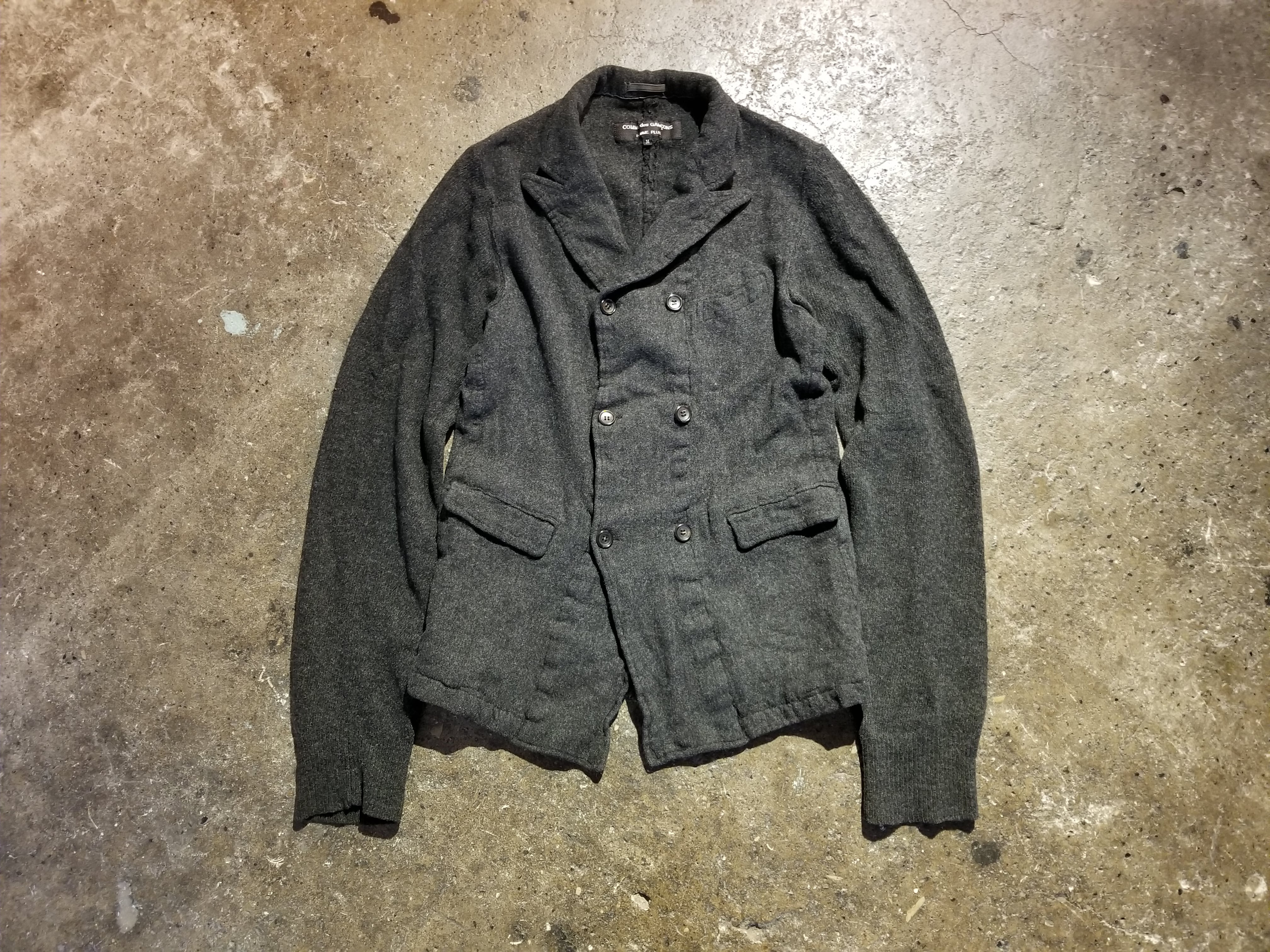 COMME des GARCONS HOMME PLUS/コムデギャルソン 94AW 袖ニット切替