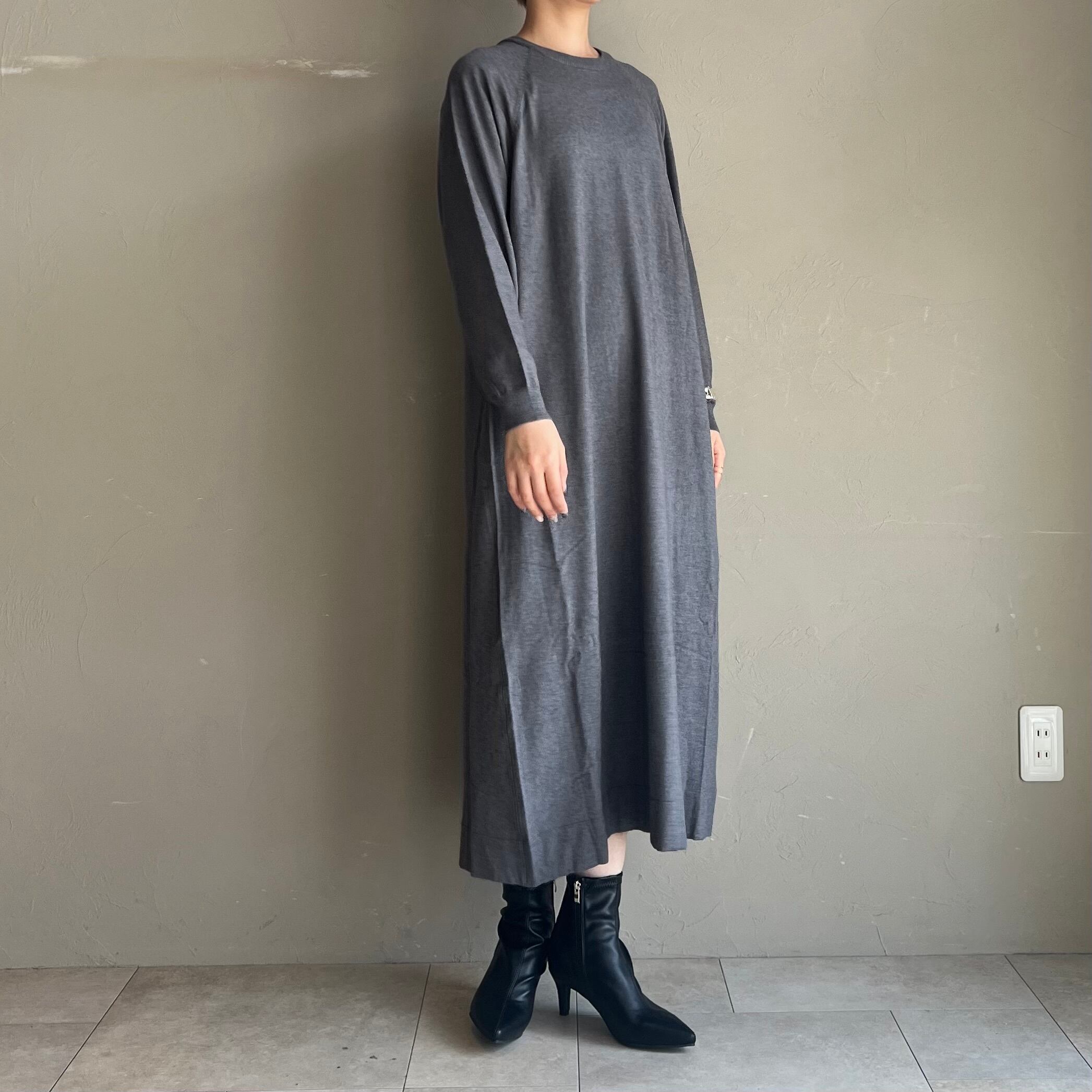 CLOCHE 】シャギーニットベスト付きワンピース | valance 福井