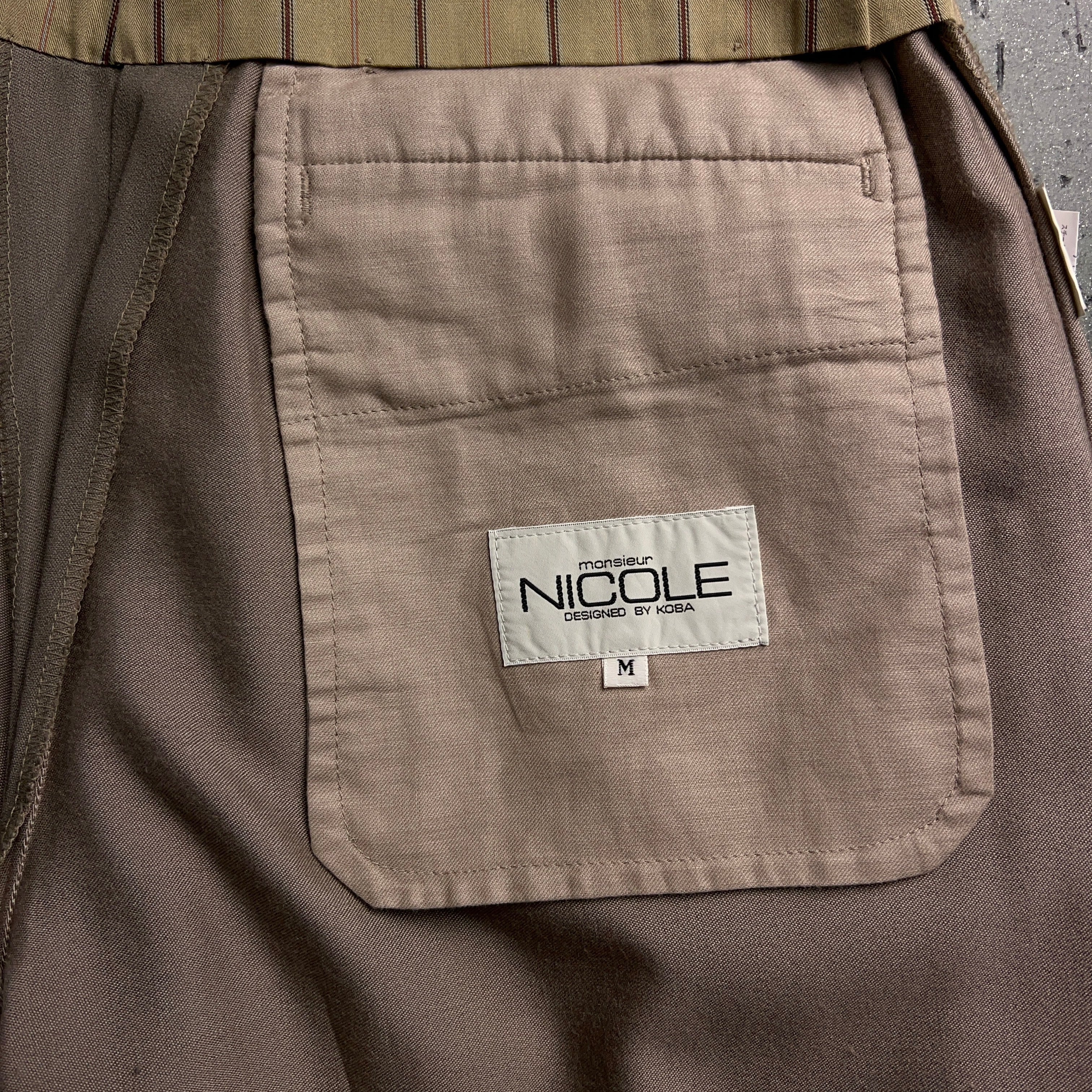 NICOLE Double Breasted 2pcs Suit ニコル ダブルブレスト 2ピース