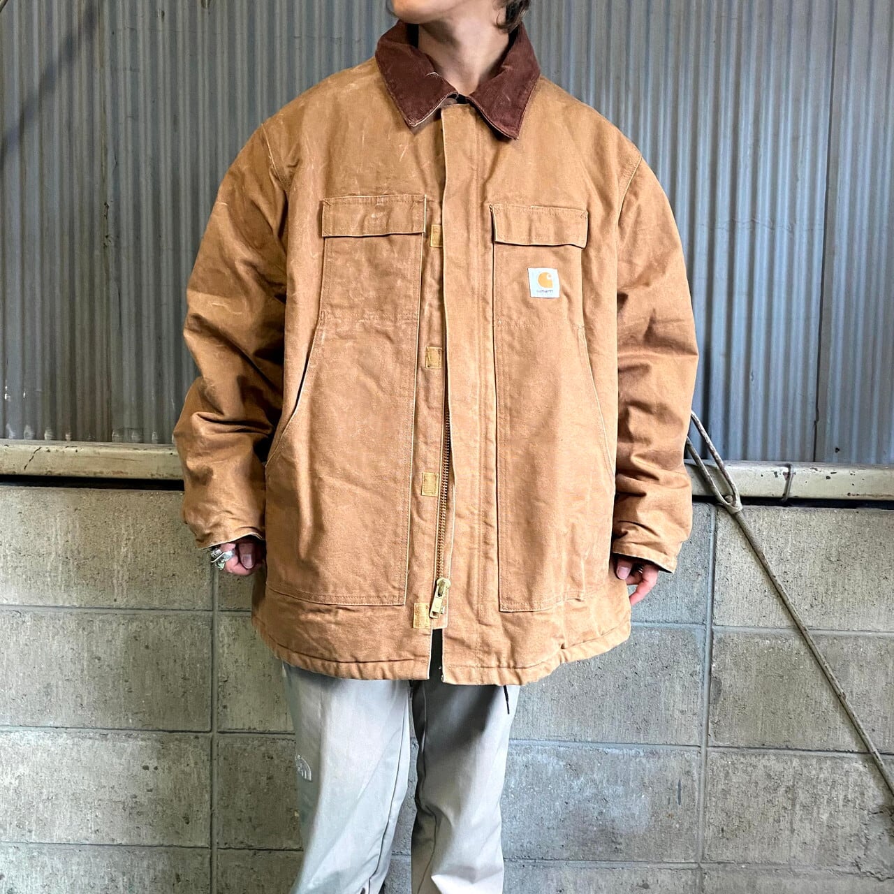 ビッグサイズ USA製 カーハート トラディショナルコート ワーク
