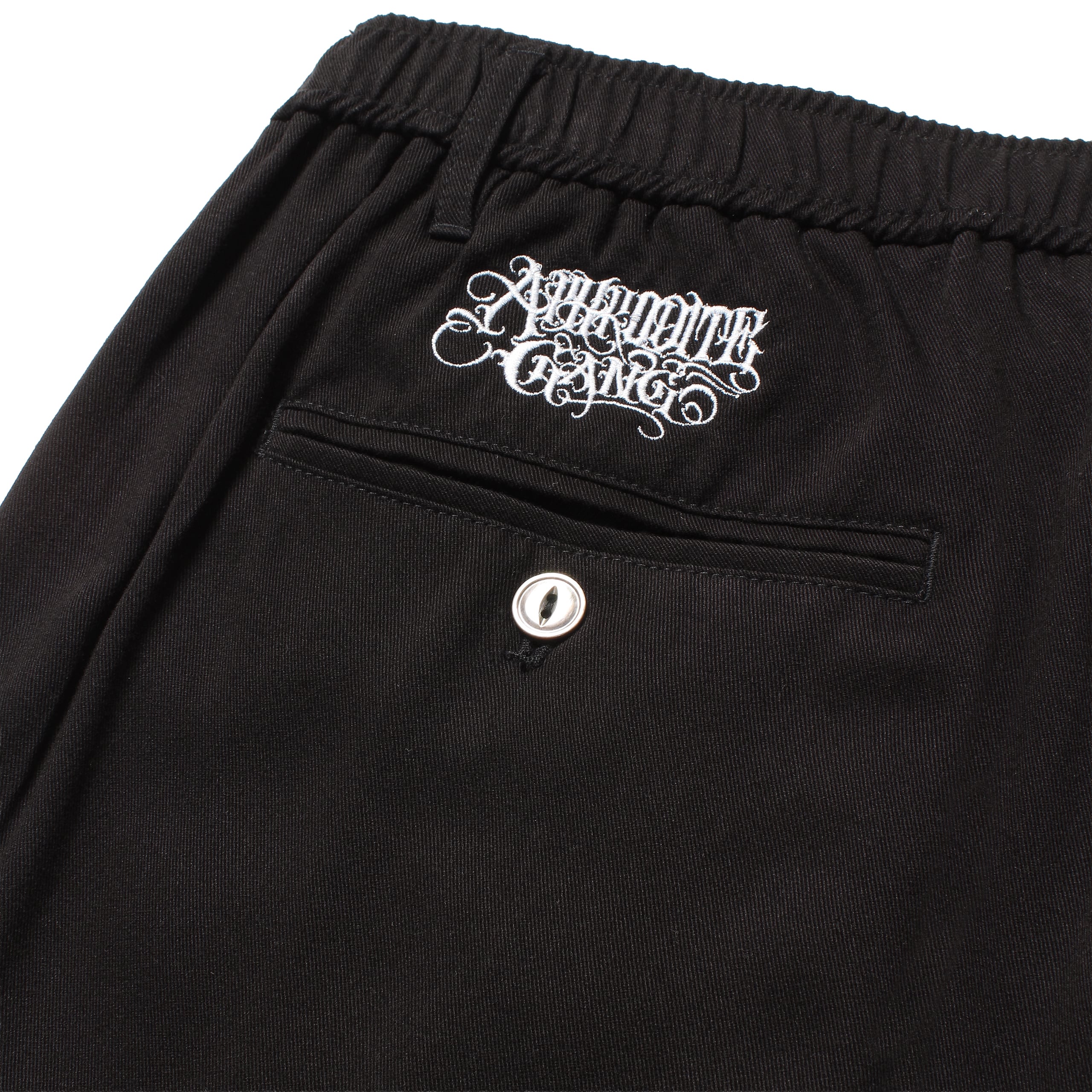 GAKKIN × BUDSPOOL 白墨狐 EMBROIDERY EASY TROUSERS | APHRODITEGANG