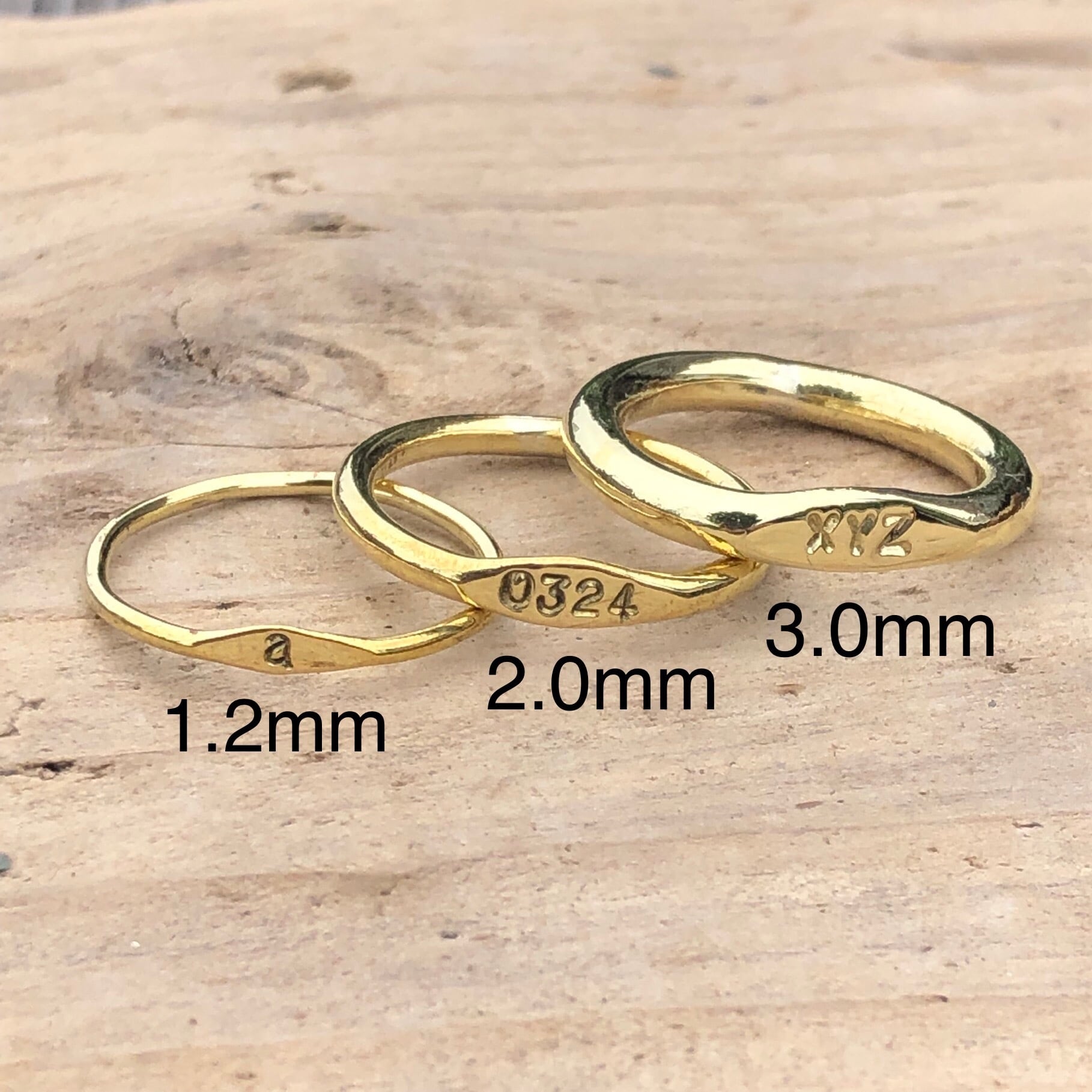 メモリアルリング】Brass（真鍮）製ハンドメイドリング2mm | Lady Bug