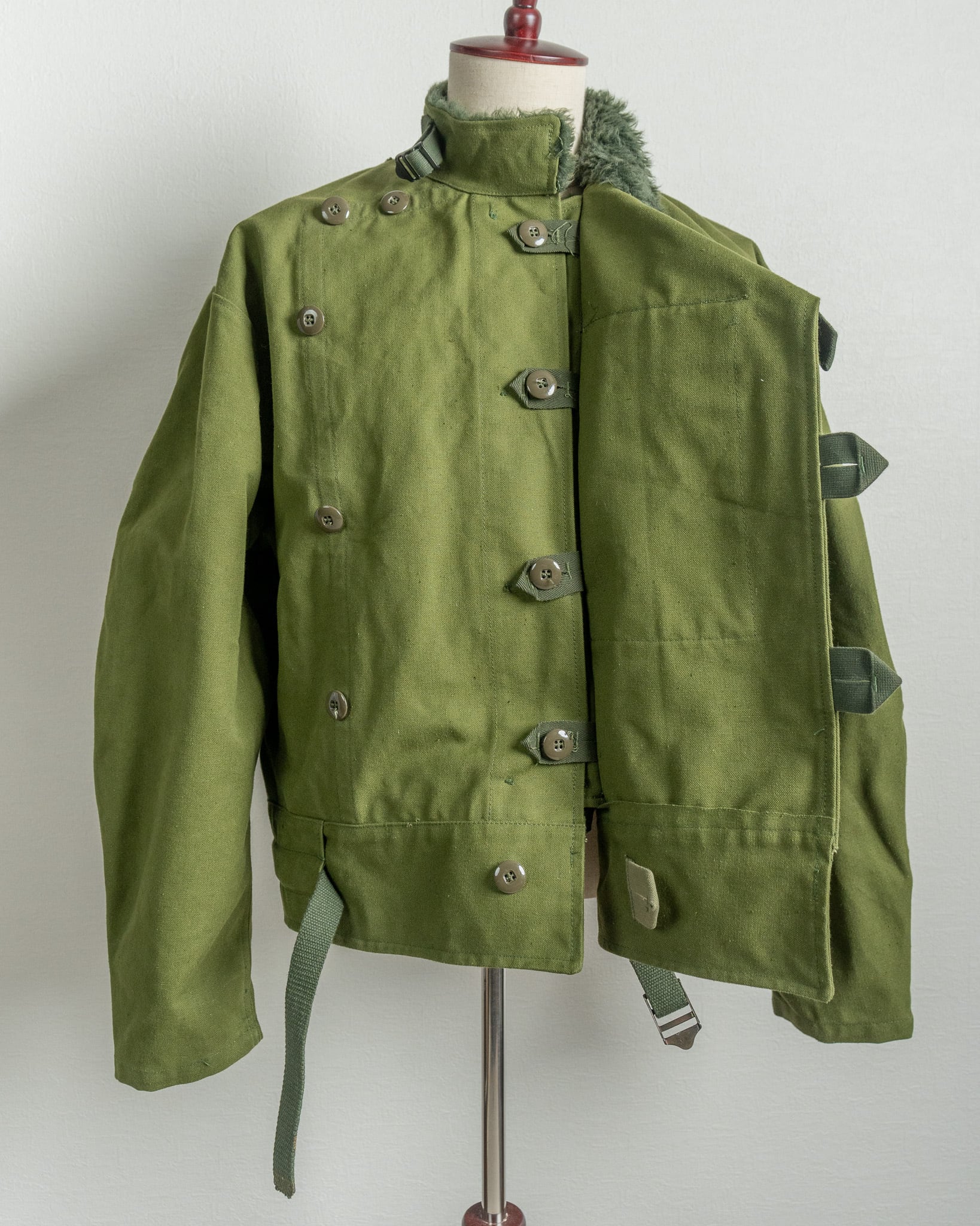DEADSTOCK】60-70's Swedish Army Motorcycle Jacket 