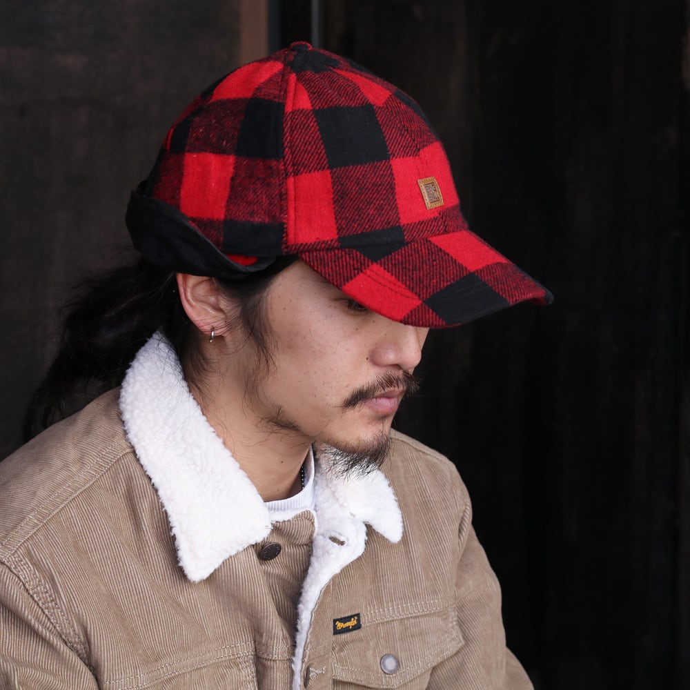 BIG BILL ビッグビル バッファローチェック ウールキャップ レッド