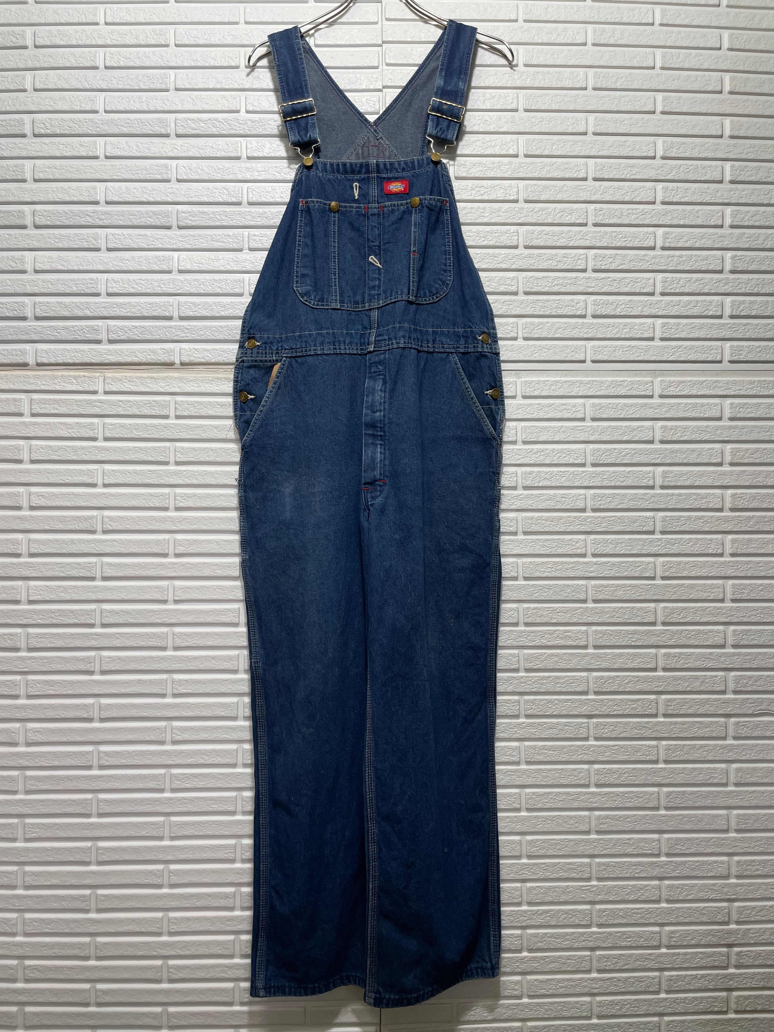 Dickies オーバーオール 36×30 デニム ブルー | 古着屋OLDGREEN