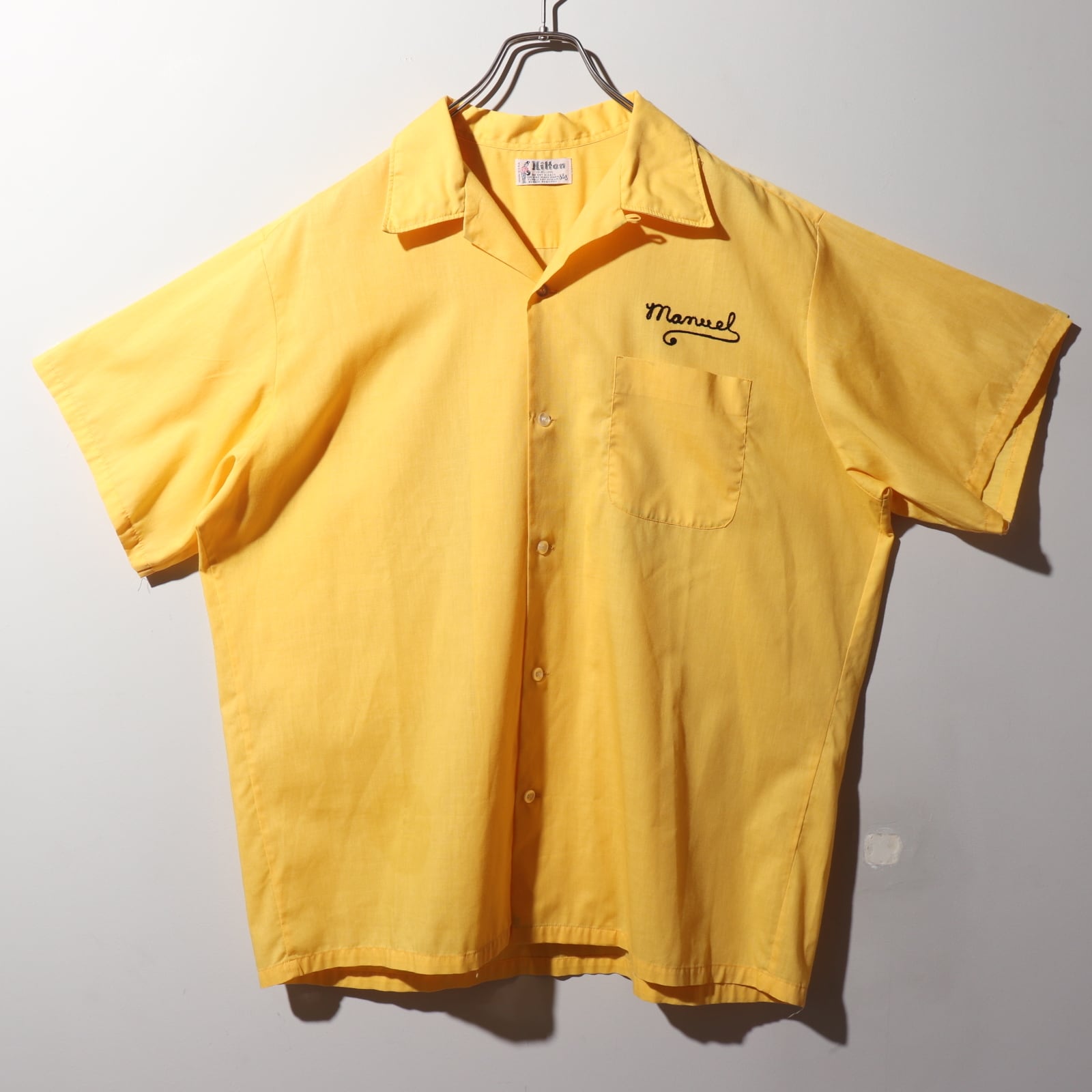 極美品 XL 50s Hilton ボウリングシャツ チェーンステッチ ヒルトン