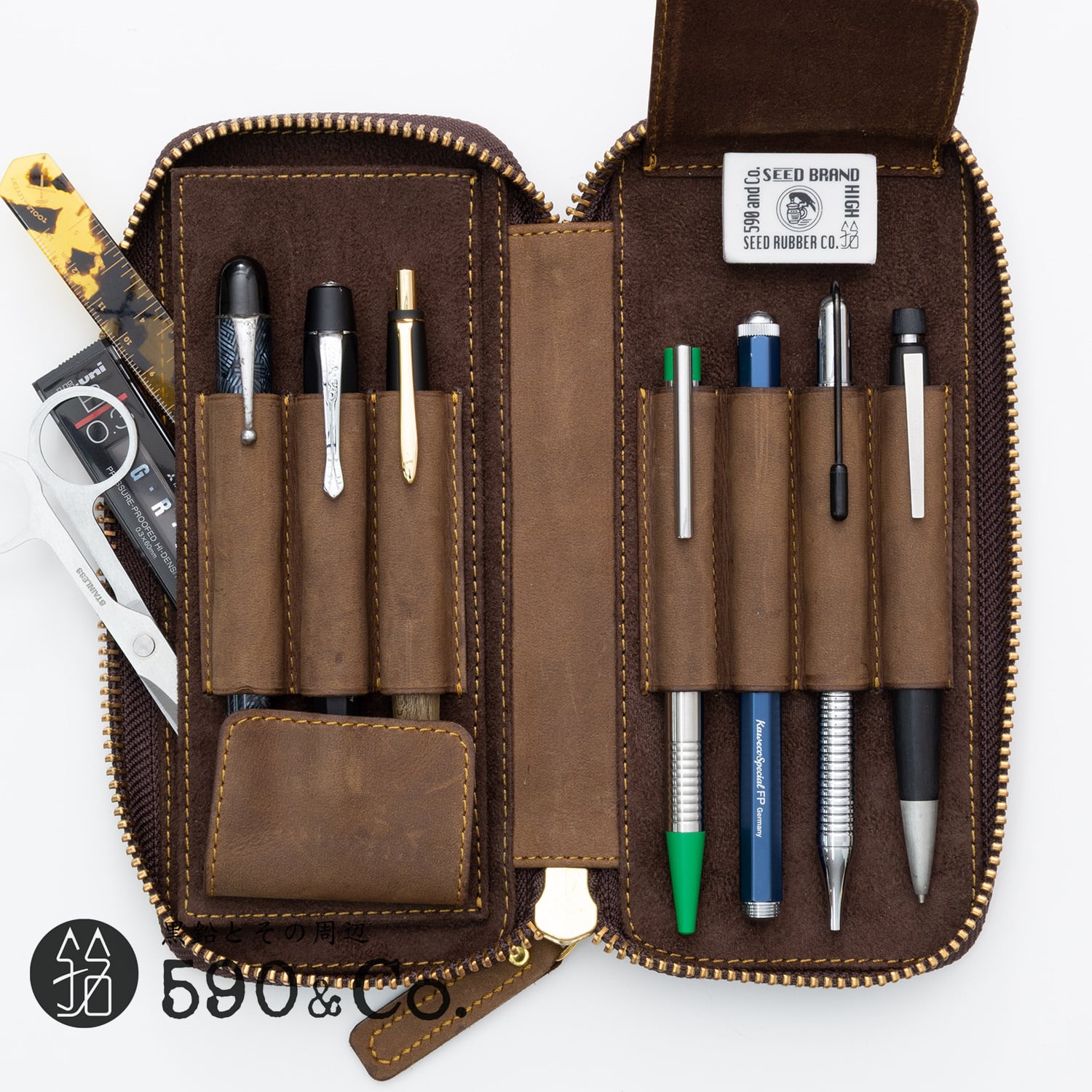 Bahagia & craft/バハギア】廣瀬鐵筆堂モデルラウンドファスナーペン