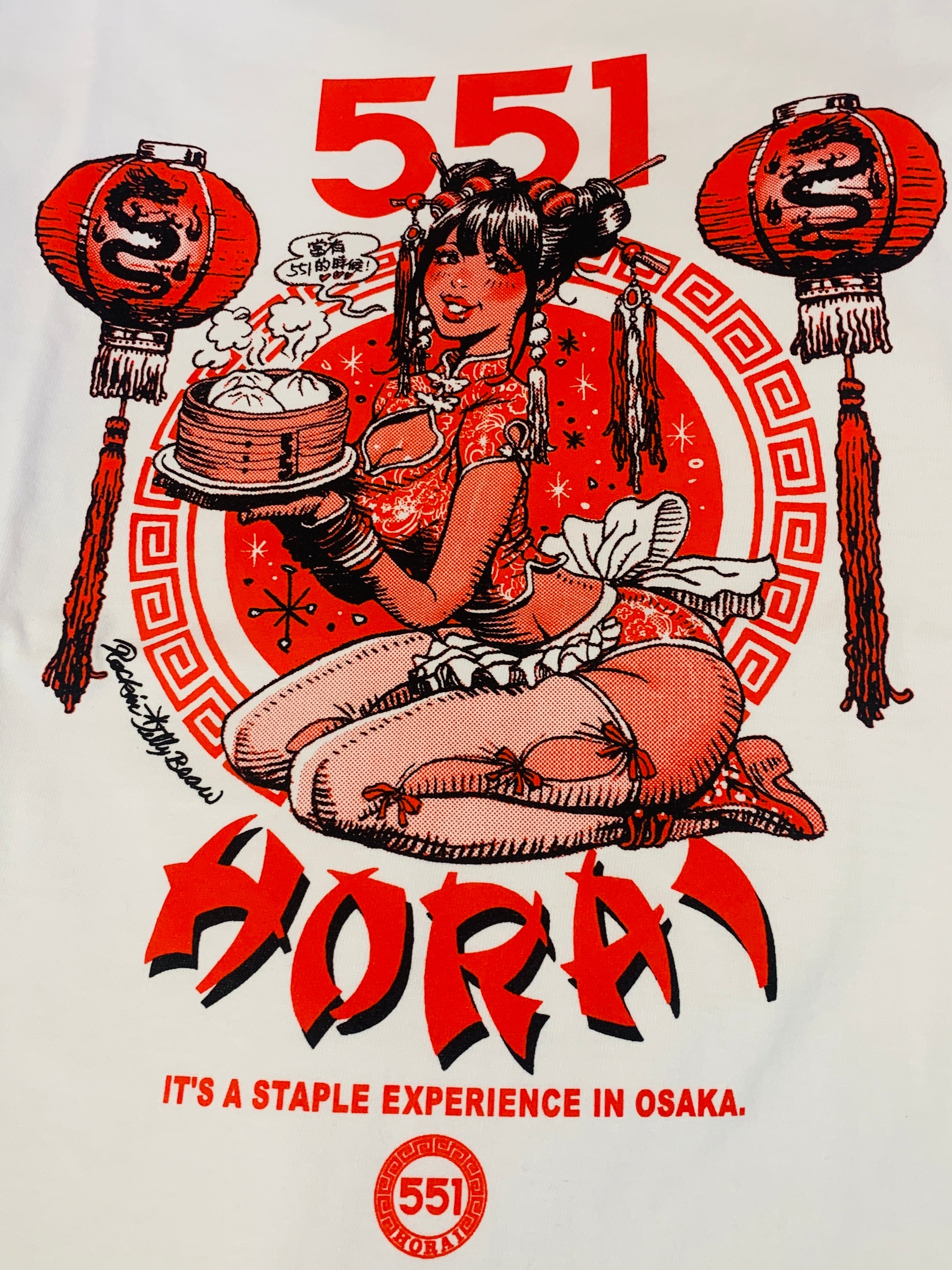 EROSTIKA】エロスティカ “551 HORAI GIRL” T-SHIRT (WHITE) Tシャツ