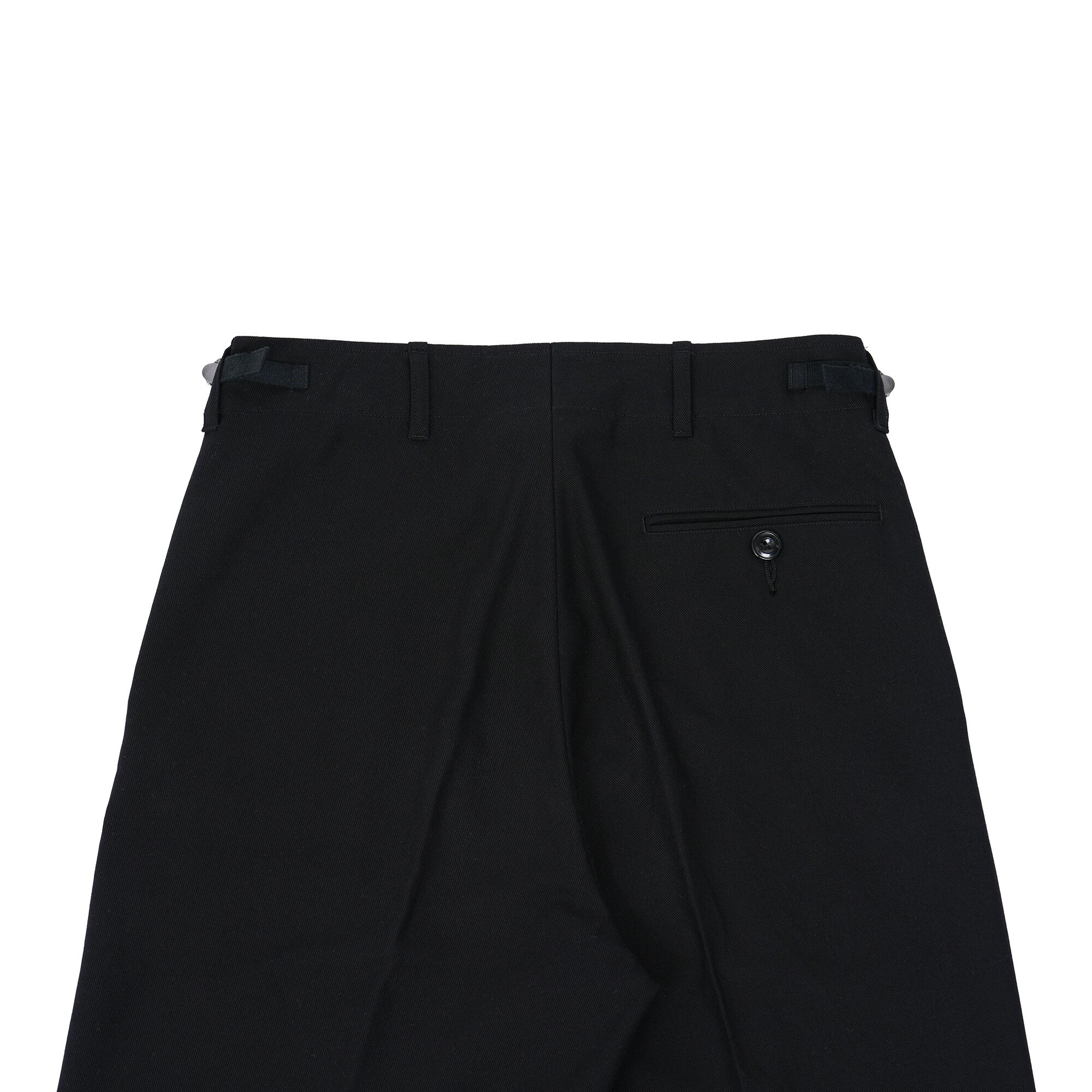 Cotton Gabardine Barrack Dress Trousers | OVY