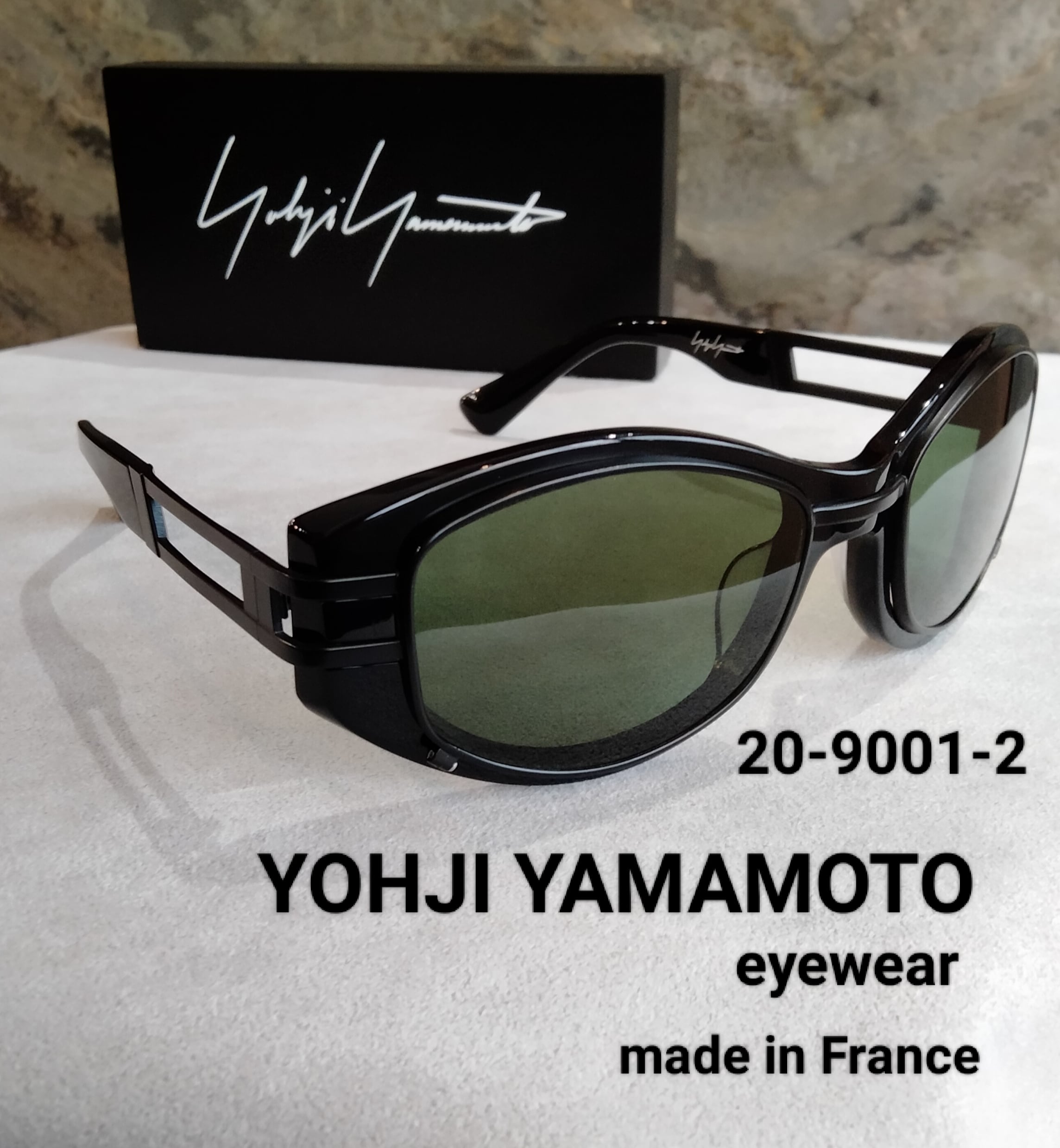 YOHJI YAMAMOTO EYEWEAR（ヨウジヤマモト）20-9001-2//BLACK&Matte