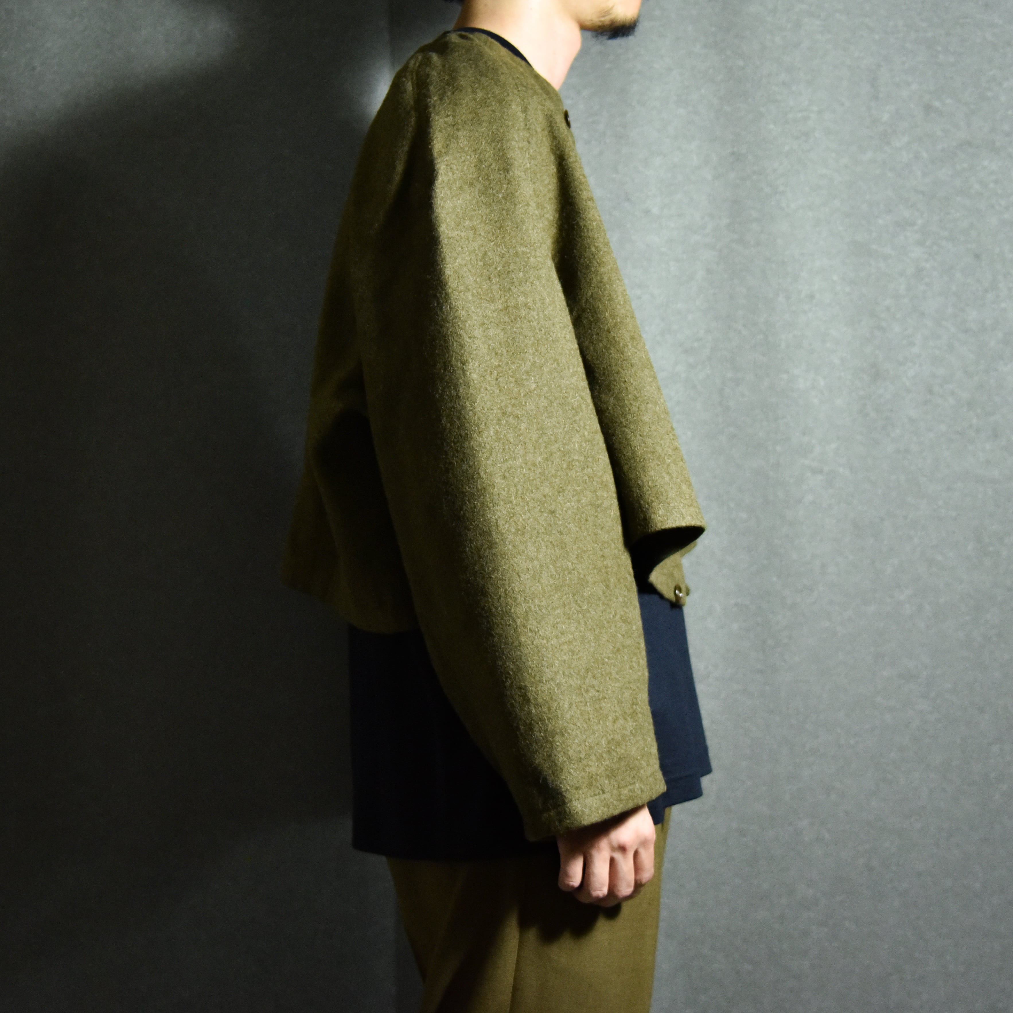 DEAD STOCK】40-50s French Army Motorcycle Coat wool Liner M35 WWⅡ