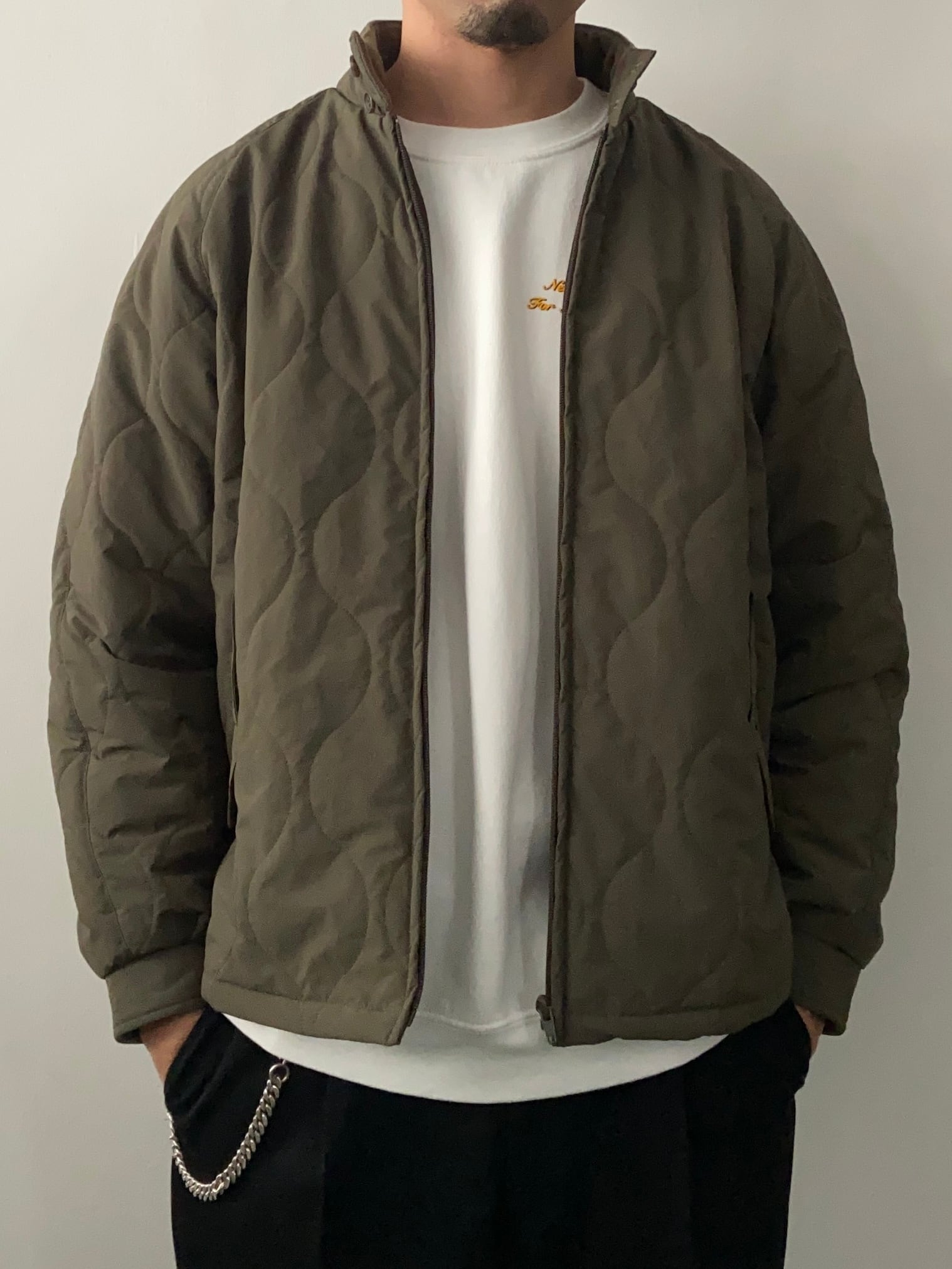 CABARET POVEL / QUILTED HARRINGTON - OLIVE | DEXIM