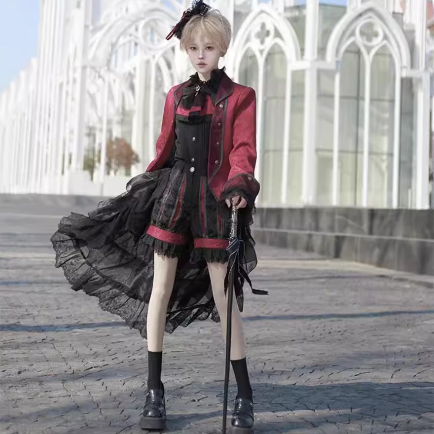 現品限り 即納 ブラックM ハーフパンツ 皇子系 少年装 CastleToo