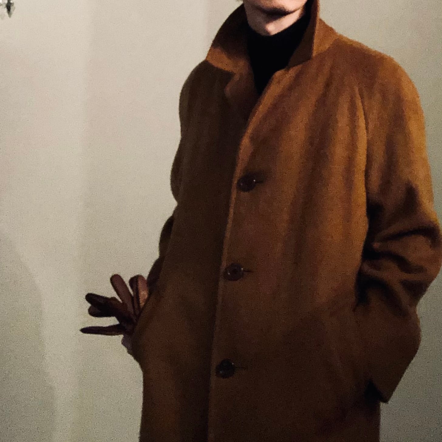 AQUASCUTUM バルマカーンコート ウールモヘア 1970年代 イングランド製