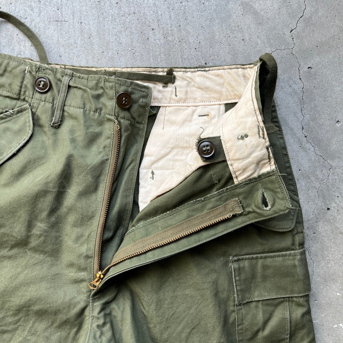 50年代 米軍実品 U.S.ARMY M-51 フィールドパンツ 初期型 表記SMALL