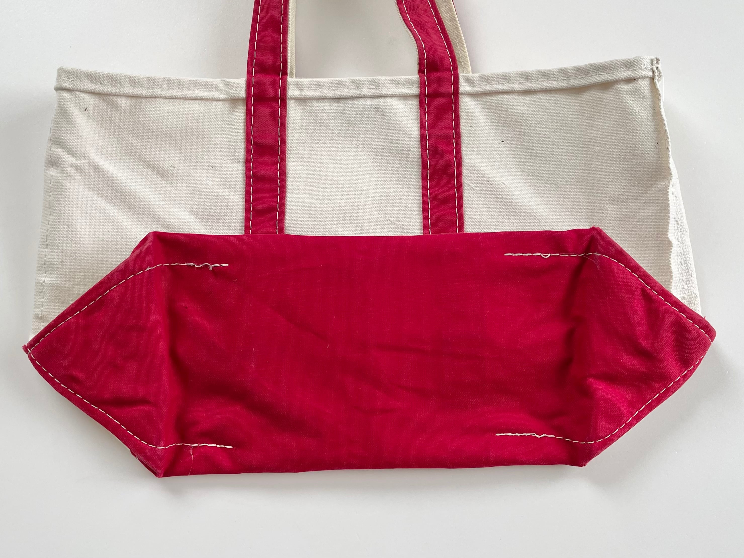 Msize！ 】90s L.L.bean トートバッグ BOAT AND TOTE レッド | swallows
