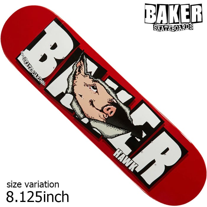 BAKER ベイカー ベーカー デッキ スケボー HAWK EMERGERS 8.125 inch
