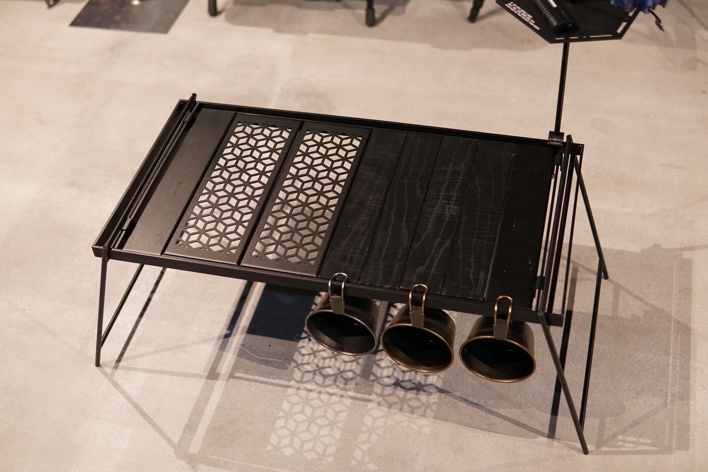 キャンプギークス　ブリッジテーブル　ナラブラック Brige-table>ブリッジテーブル〜オークブラック〜 | CAMP GEEKS