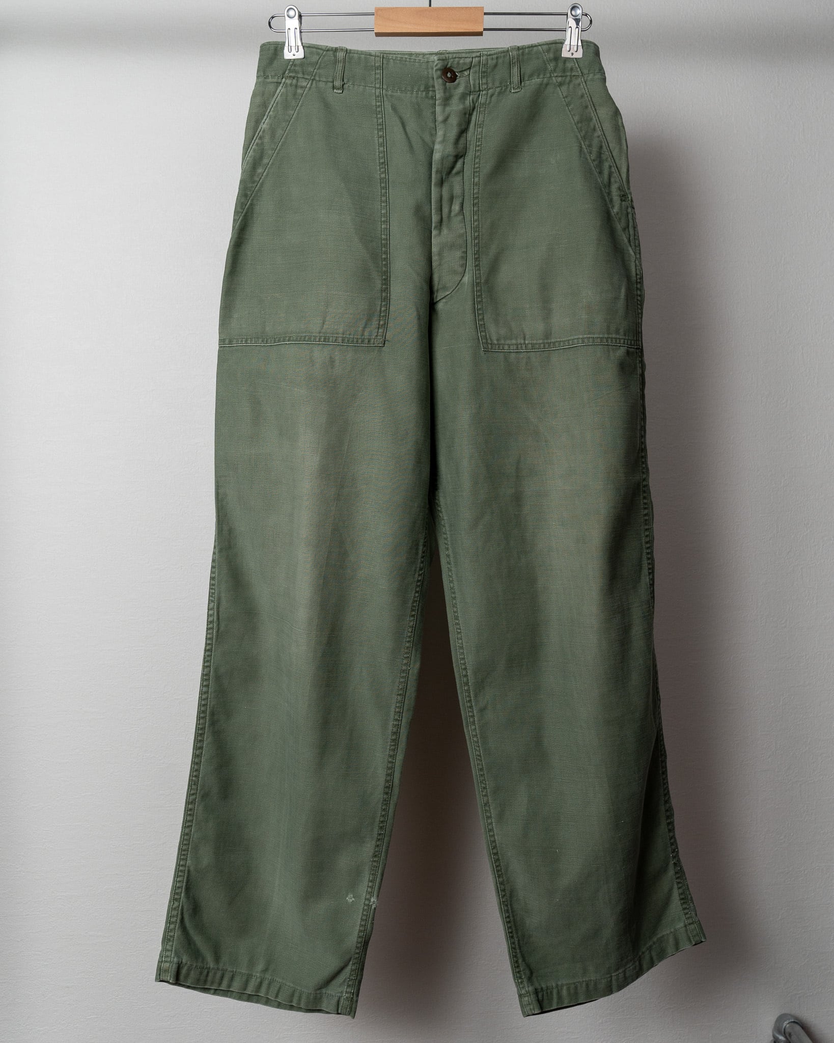 MEDIUM】U.S.Army Utility Trousers OG-107 Used 実物 米軍 ベイカー