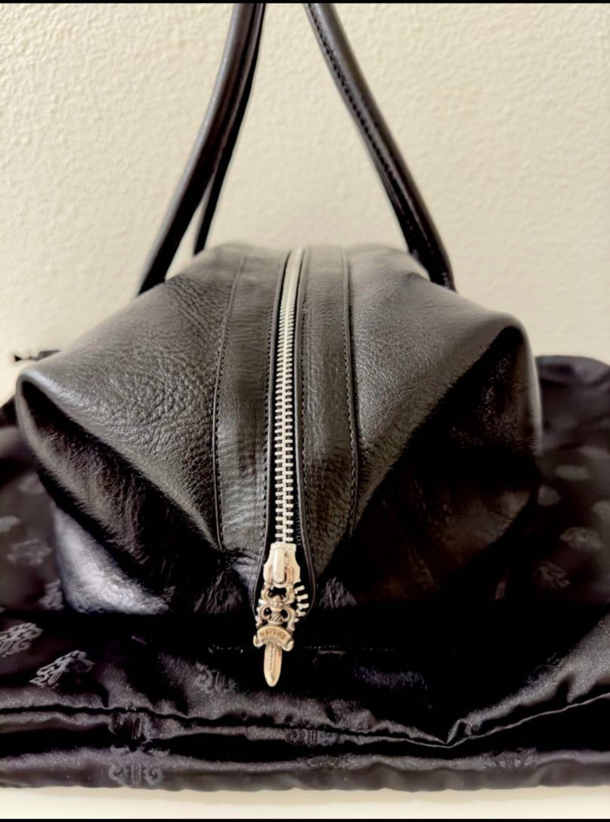 CHROME HEARTS クロムハーツ MONICA BAG モニカ CHクロス レザー