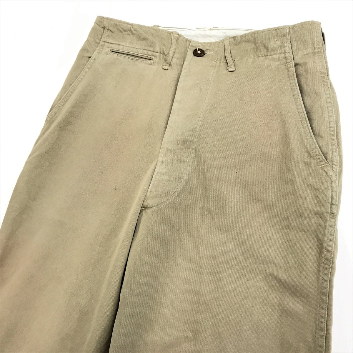 U.S.ARMY M-45 40年代 ビンテージ 45カーキ コットン チノパン 尿素