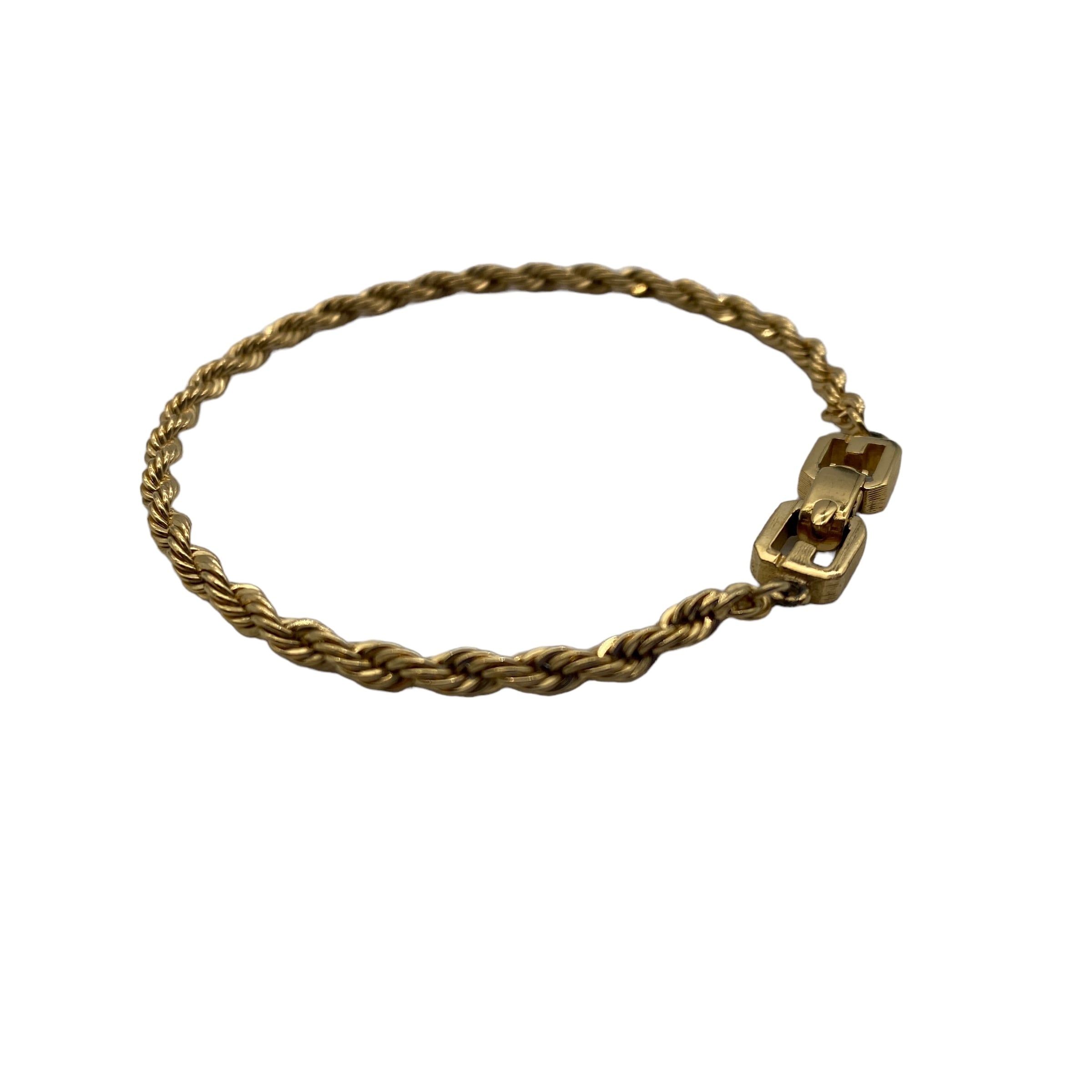 GIVENCHY Gold Bracelet Rope Chain ジバンシー ゴールド ブレスレット