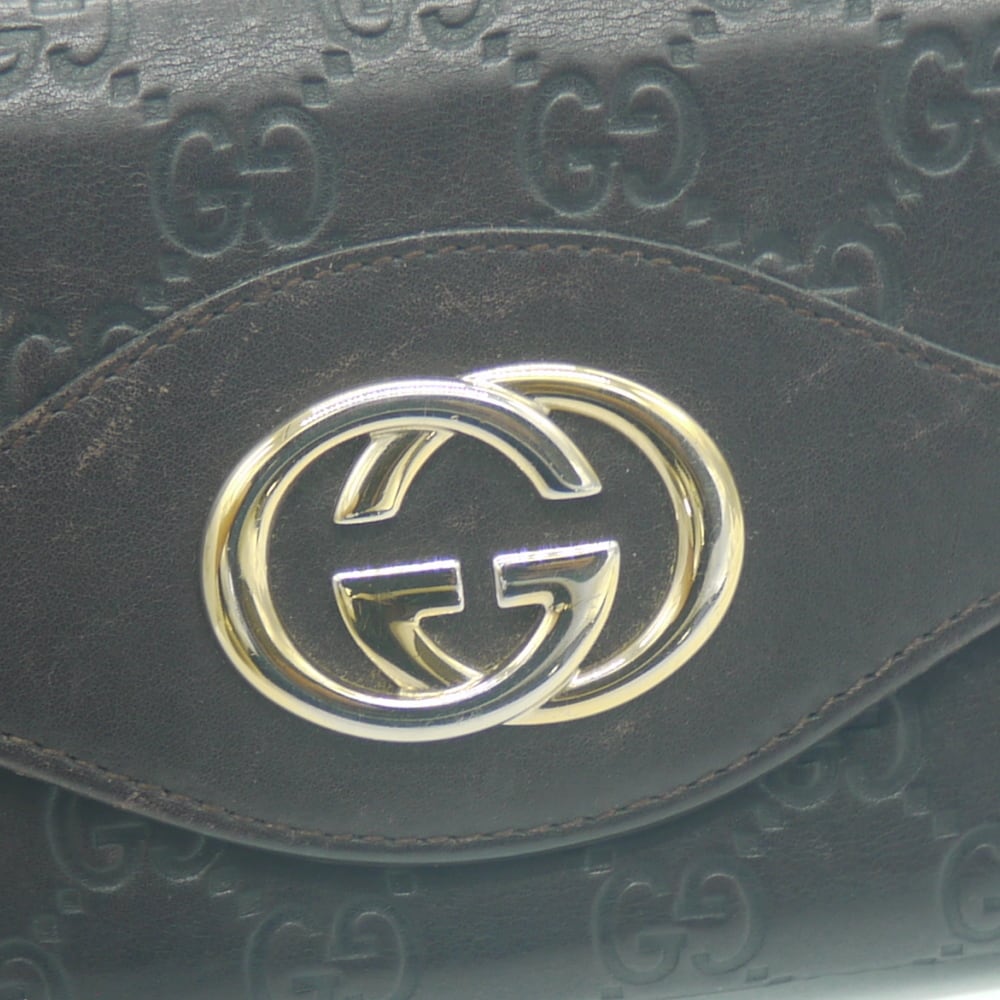 GUCCI グッチ インターロッキングG グッチシマ 二つ折長財布 GG 282434