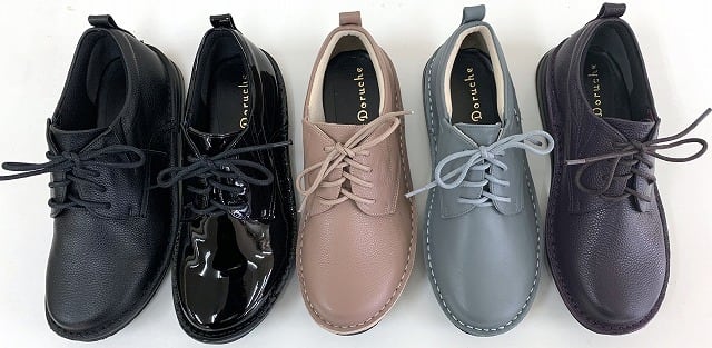 ドルチェ牛革プレーントゥレースアップシューズ | Dorucheshoes