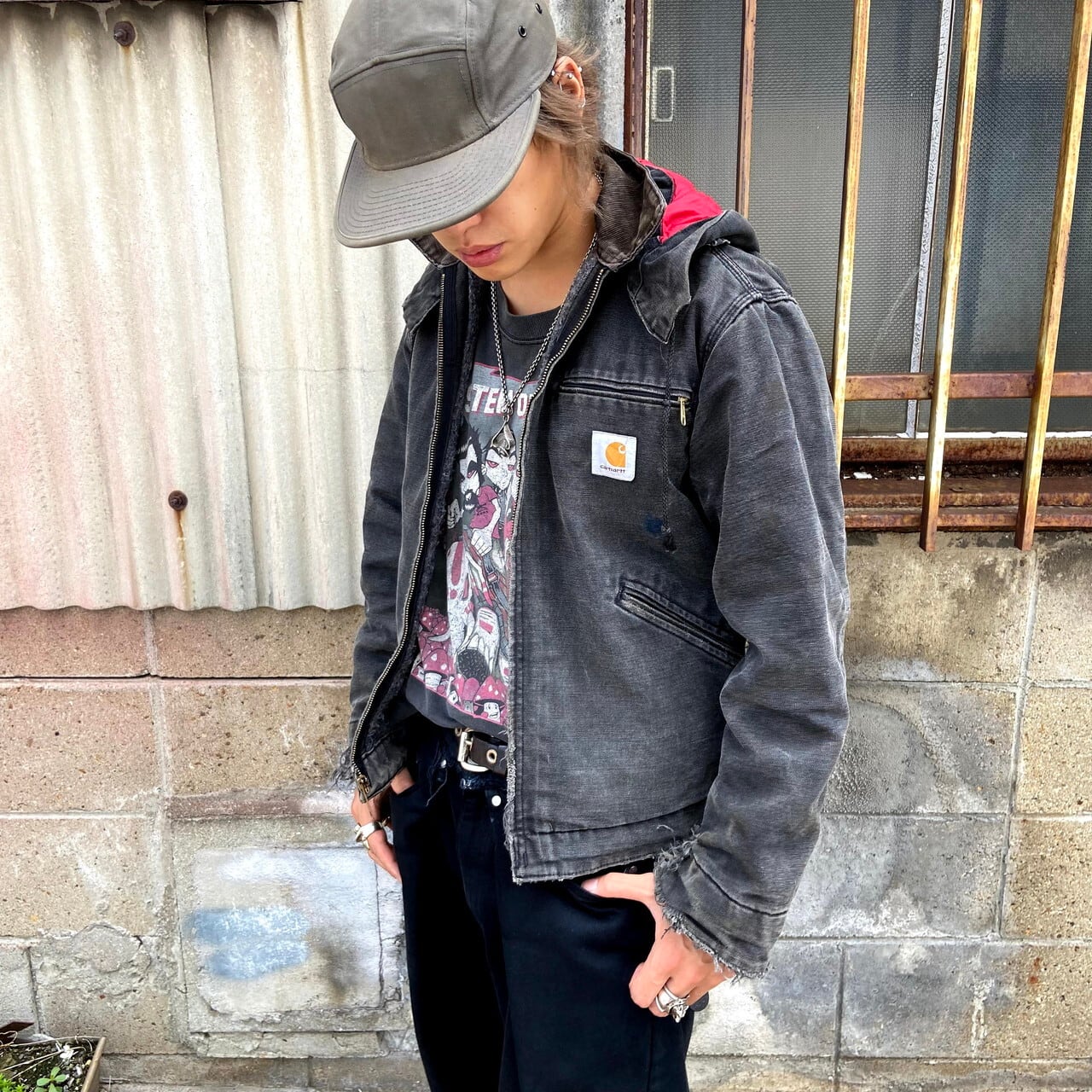 雰囲気系 Carhartt カーハート デトロイトジャケット 別売りフード付き