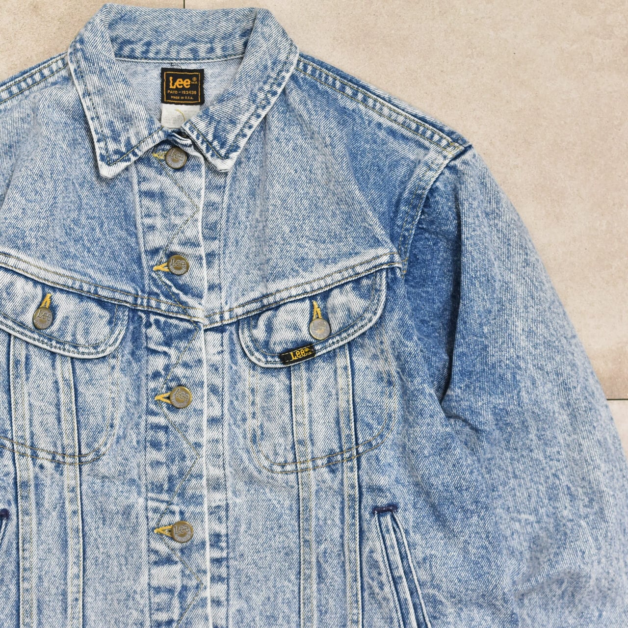 80s USA Lee PATD-153438 denim jkt | 古着屋 grin days memory 【公式