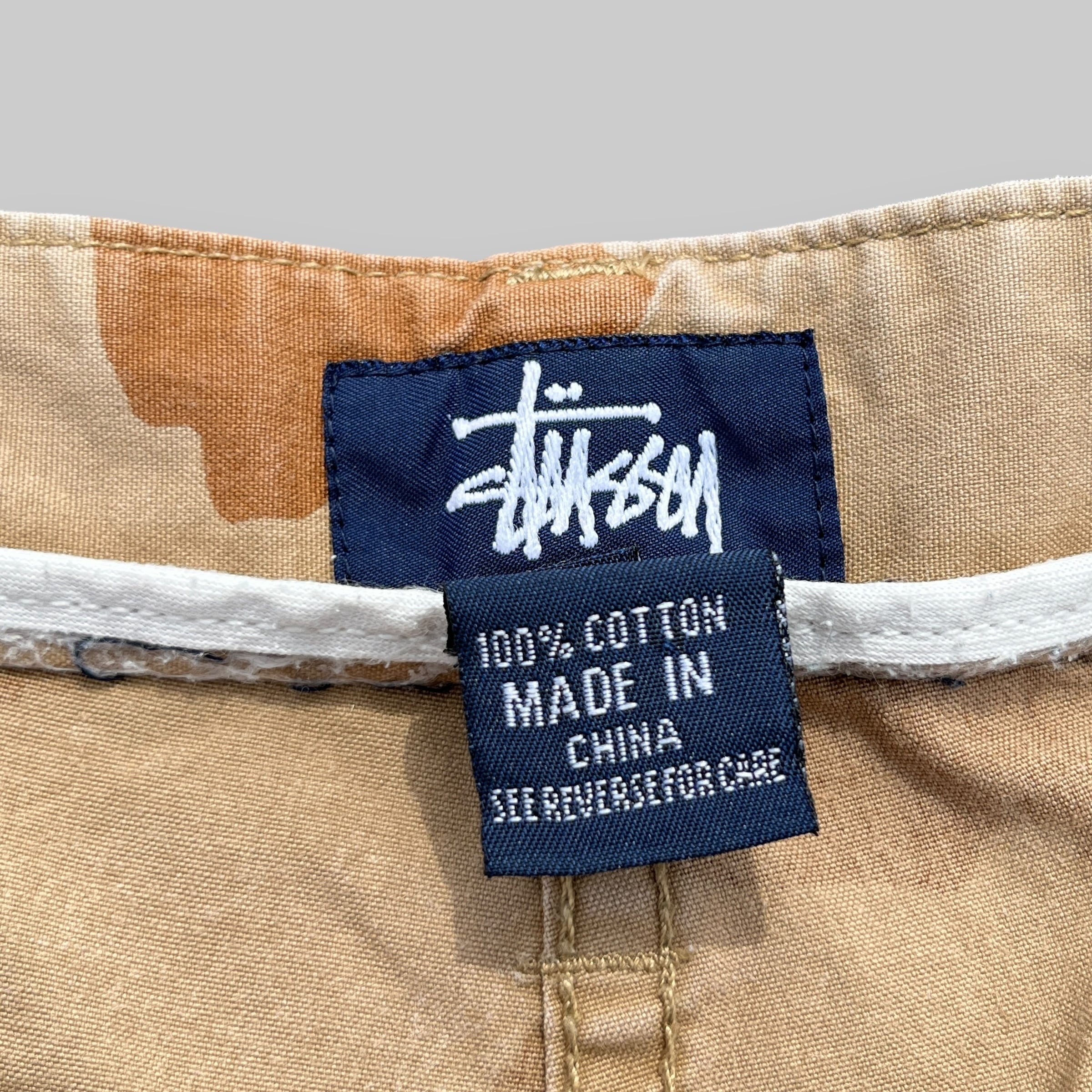 old stussy オールドステューシー 迷彩 カモフラ ハーフパンツ