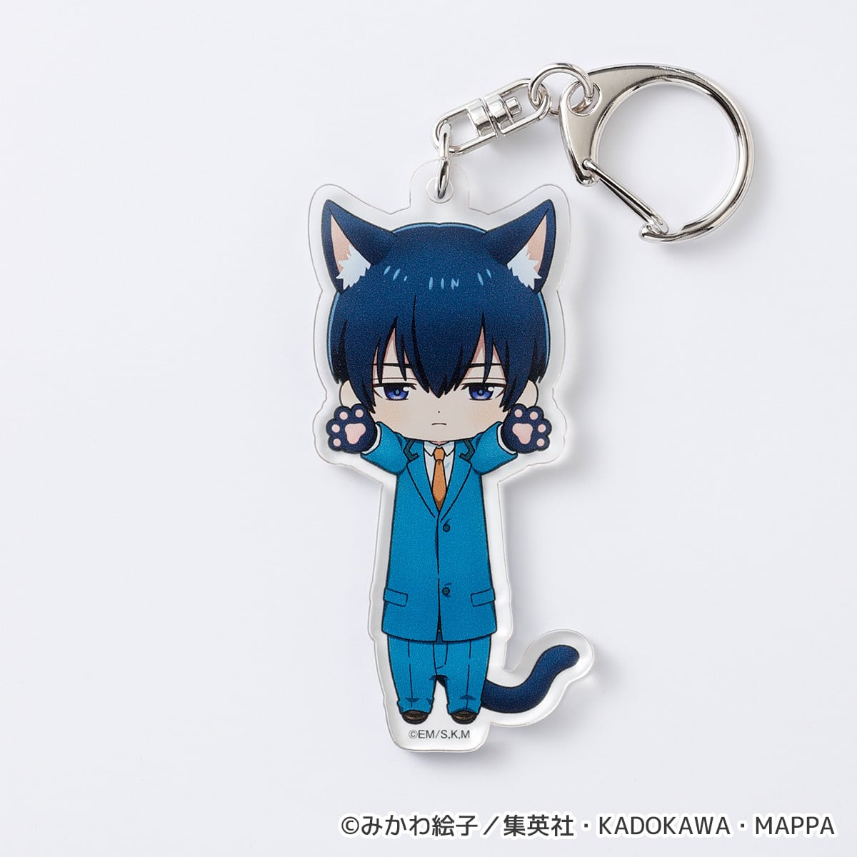 忘却バッテリー】のび猫アクリルキーホルダー（制服Ver. 清峰 葉流火