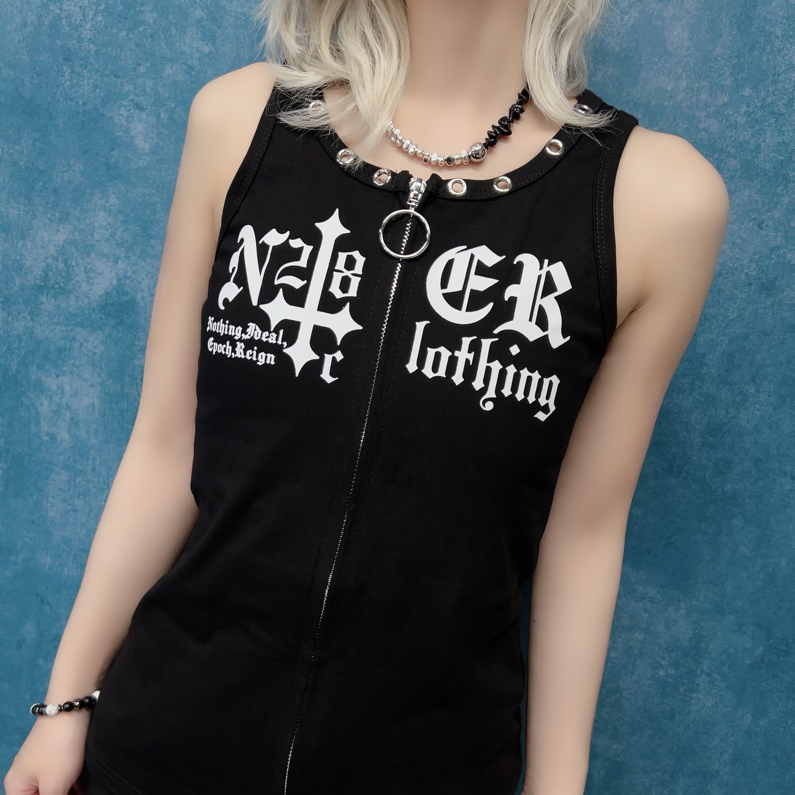 FRONT ZIPタンクトップ | NIER CLOTHING