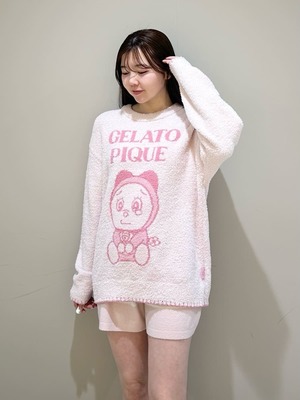 ドラえもん】【レディース】ベビモコジャガードプルオーバー(ニット