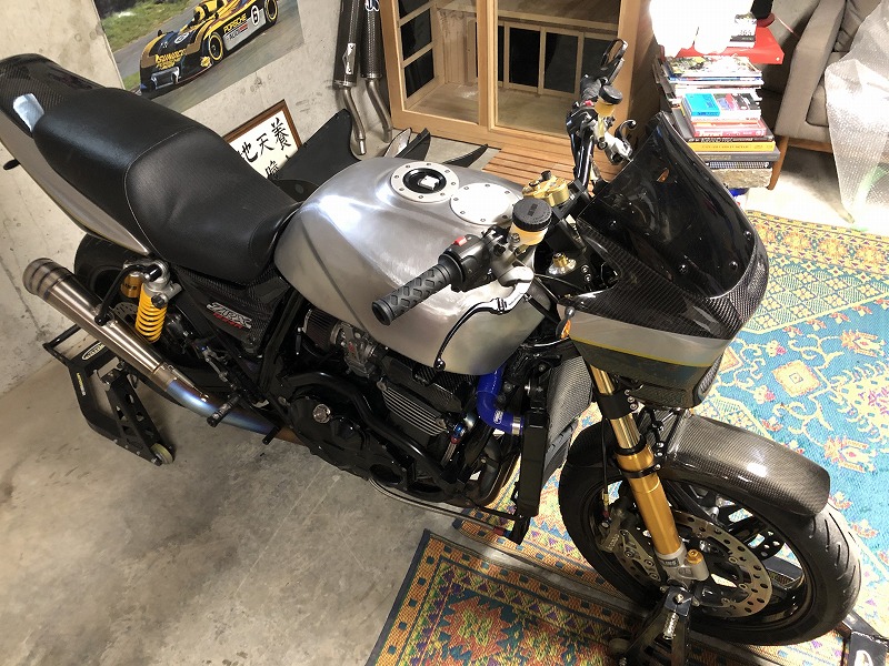Kawasaki ZRX1100/1200 Aluminum fuel tank | BEATER-JAPAN - Aluminum