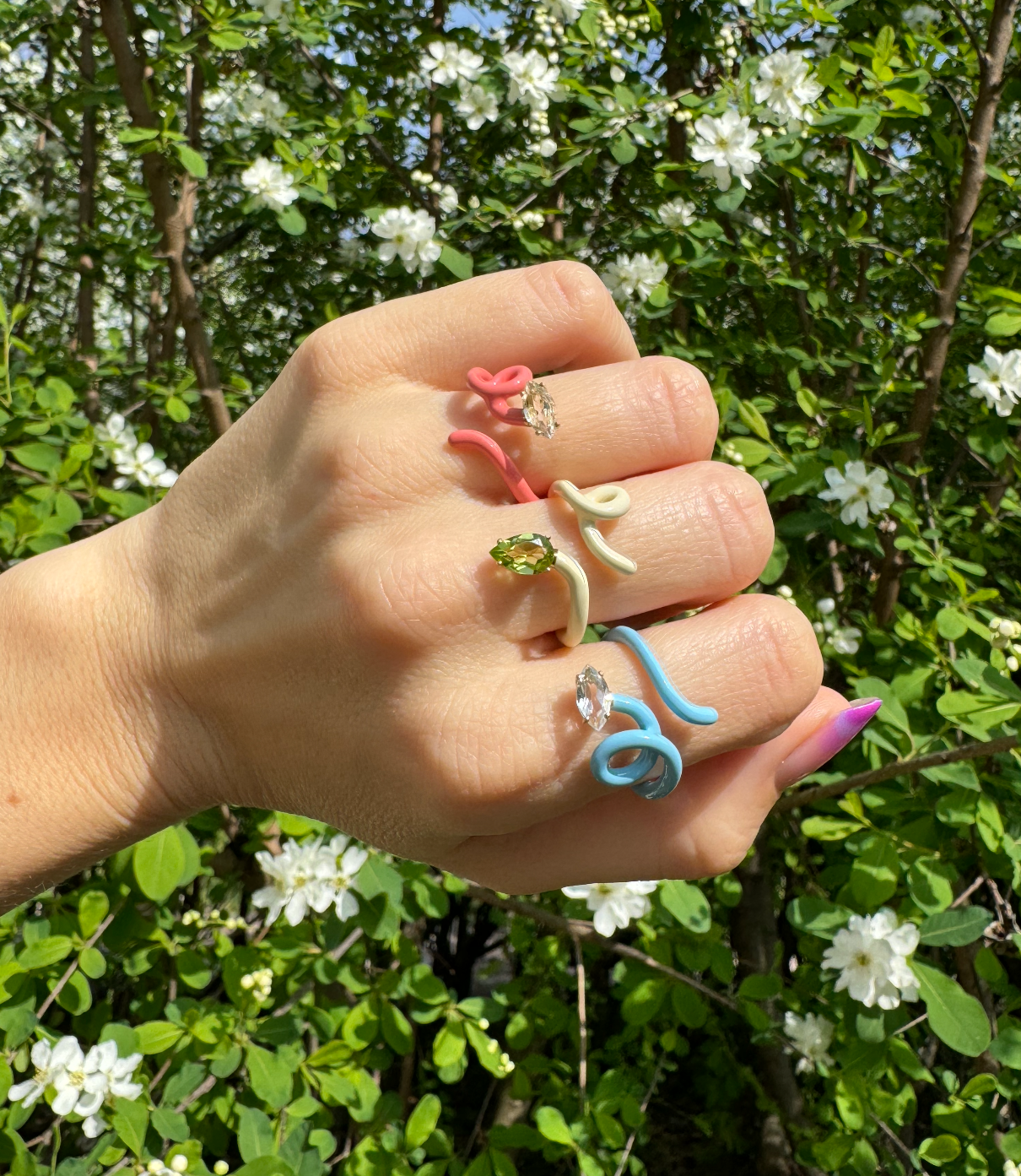 BABY VINE RING ~ IN PANNA – Bea Bongiasca