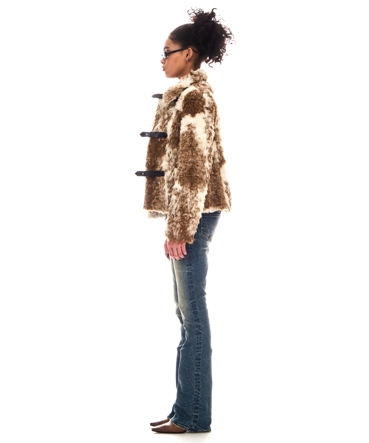 FAUX CURLY FUR JACKET – BEEDEN