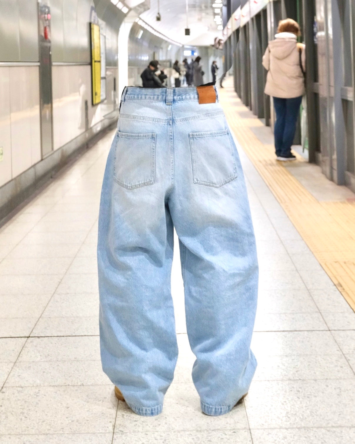 Washed baggy denim – BELVET