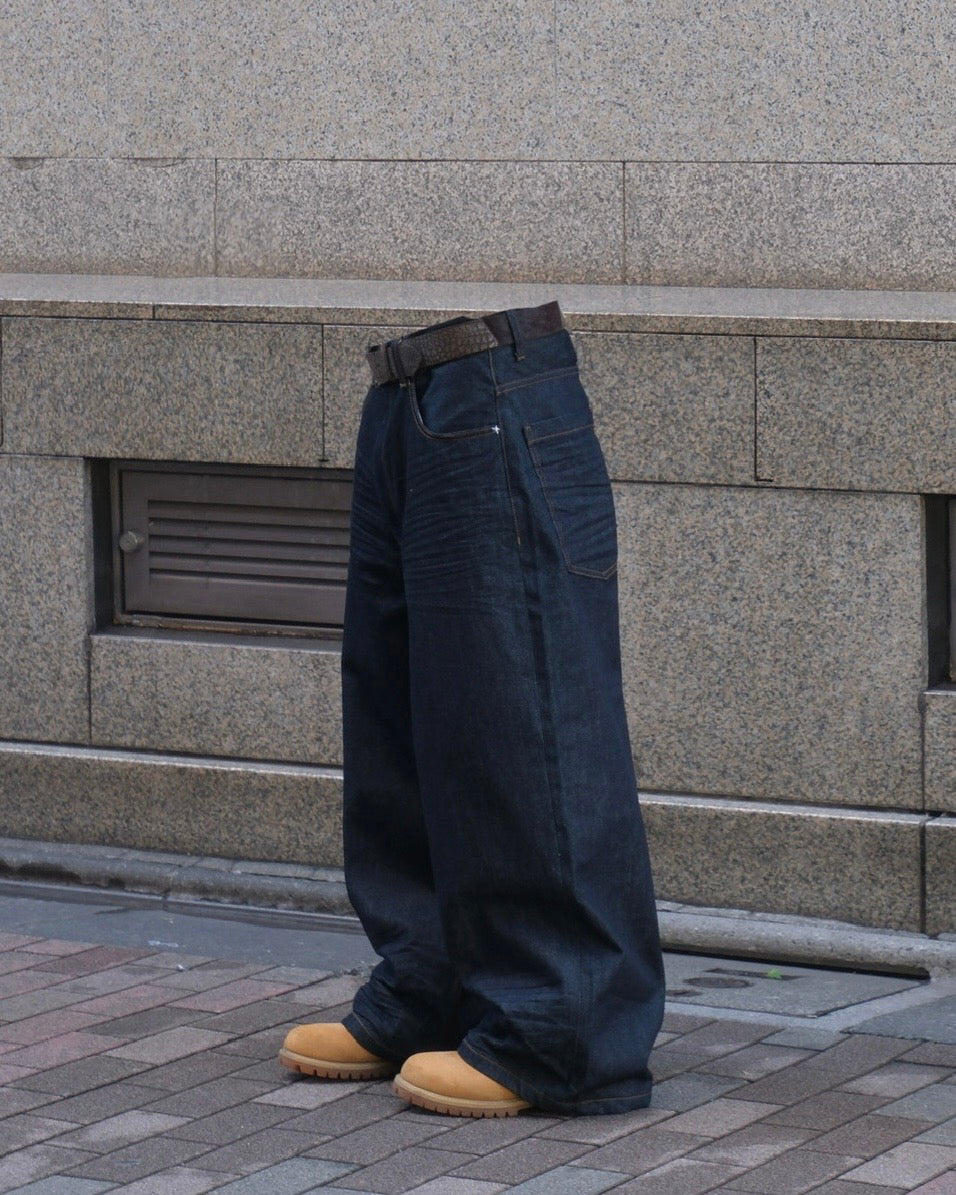 Baggy rigid denim – BELVET