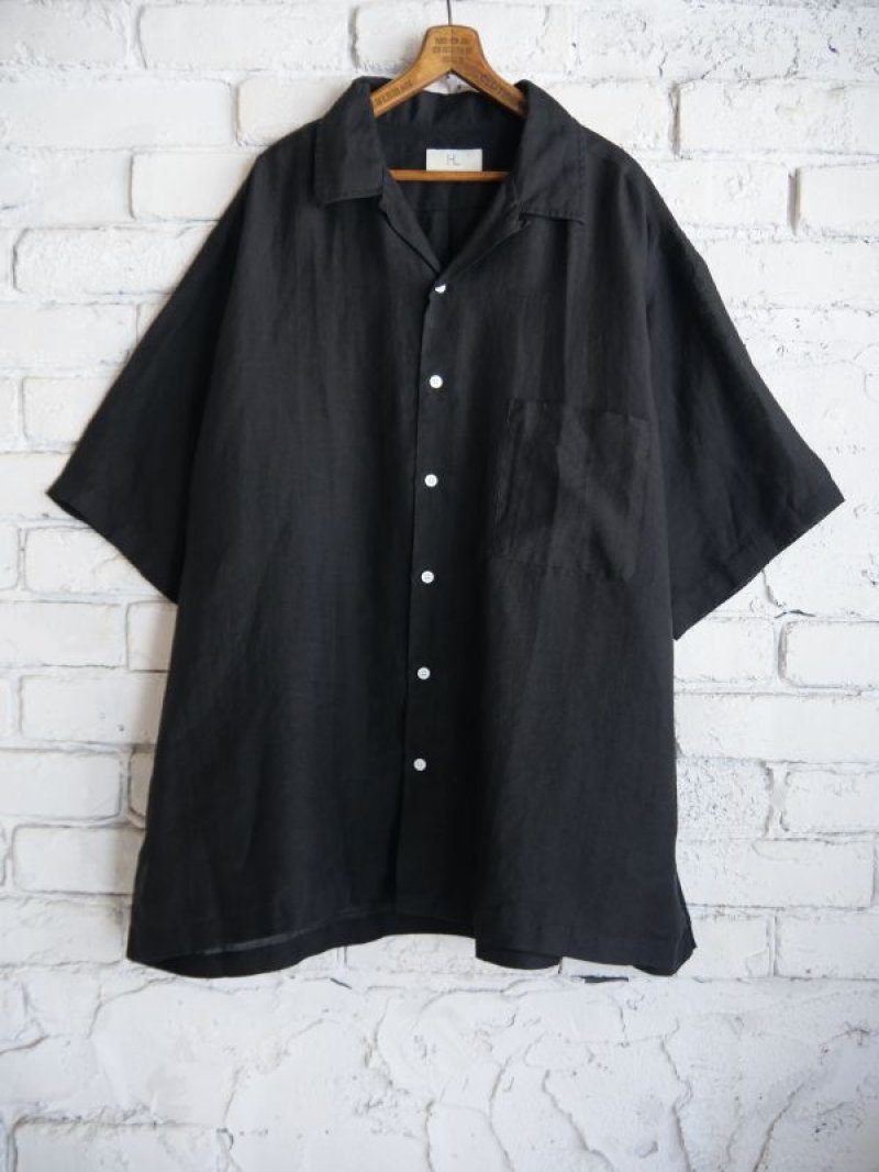 HERILL Linen ramie Open collar ヘリル リネンラミーオープンカラー