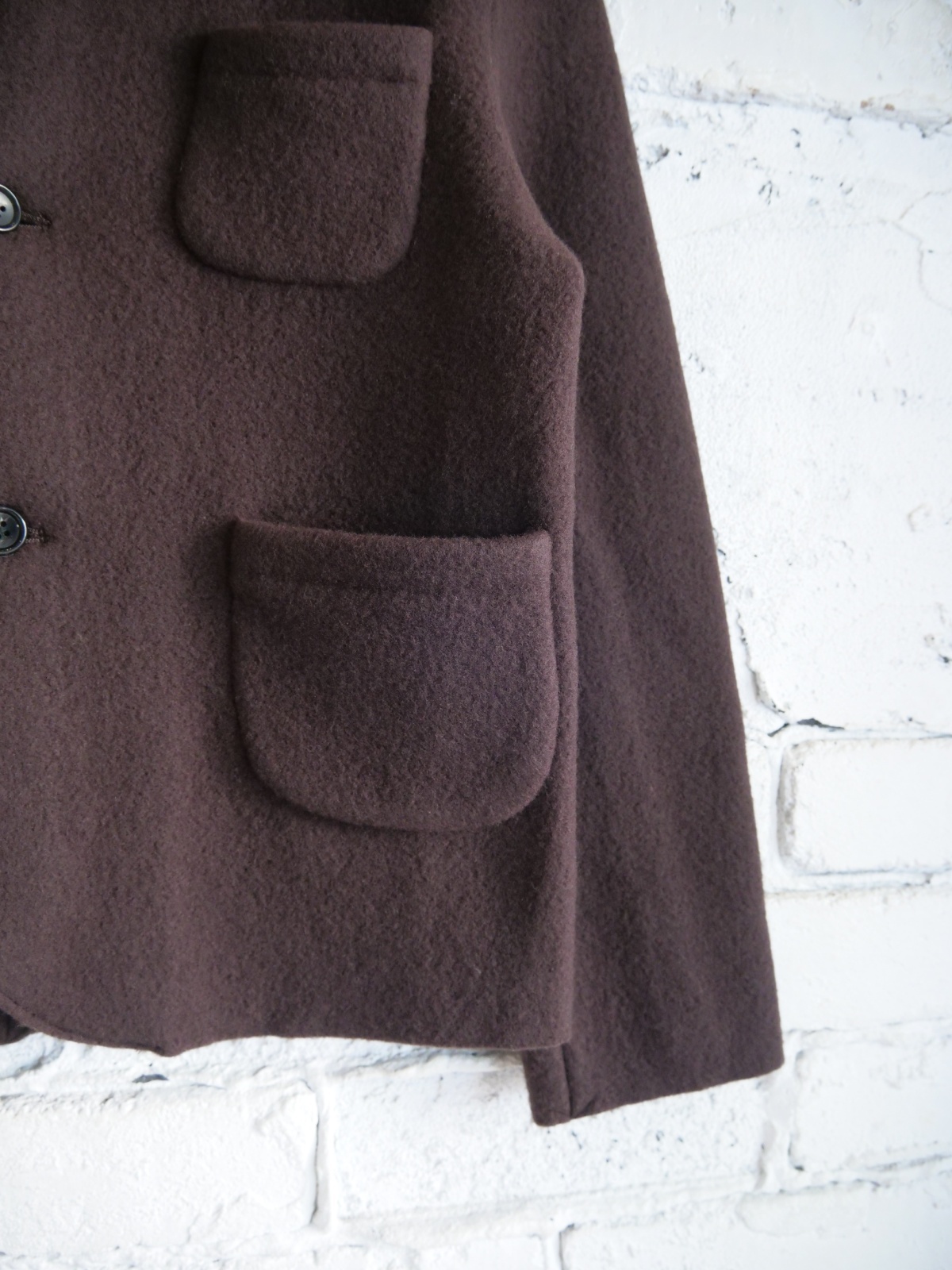R&D.M.Co- / OLDMAN'S TAILOR WOOL FELT KNIT JACKET オールドマンズ