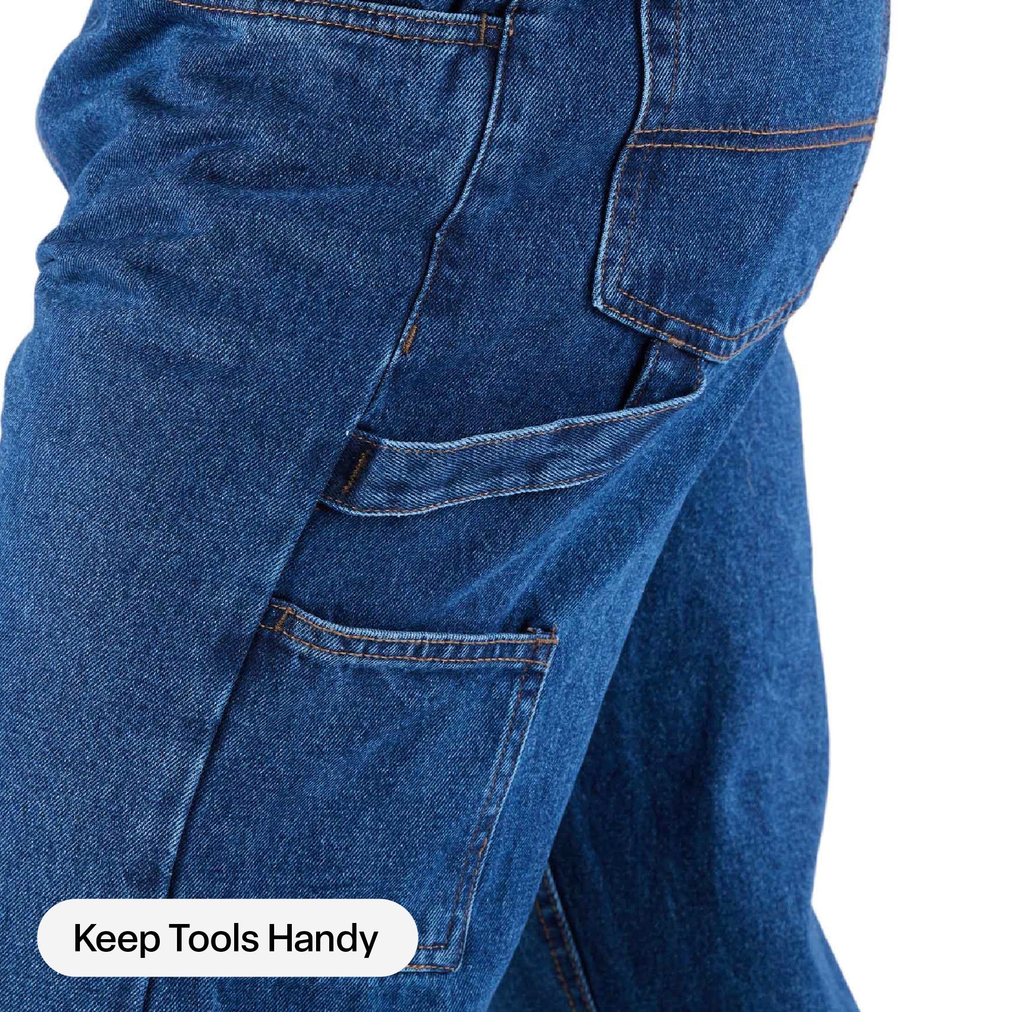 Men's Stone Wash Relaxed Fit Carpenter Jean – Berne Apparel