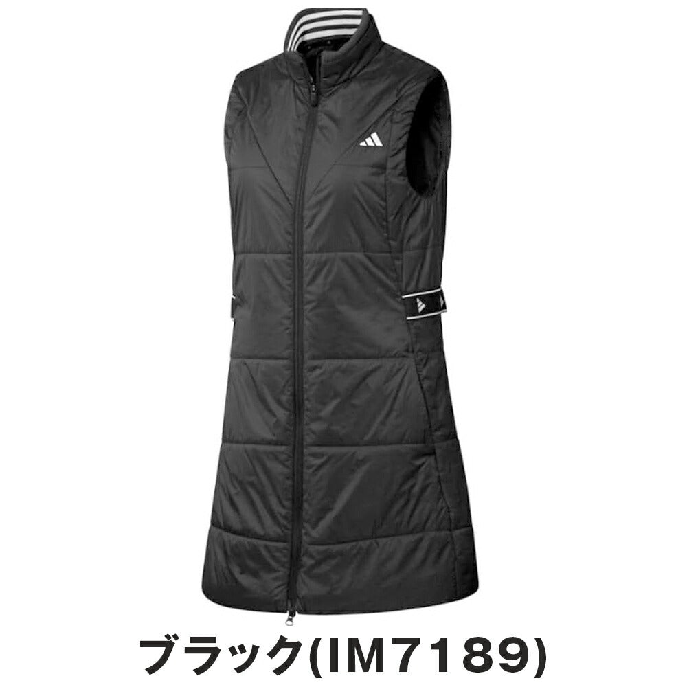 adidas WIND.RDY 撥水 中わた ロングベスト 24FW JSB87 | 自転車