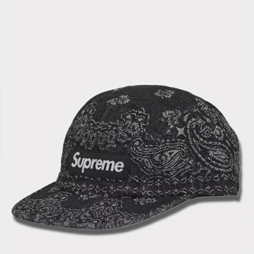Supreme シュプリーム 2025SS Bandana Jacquard Denim Camp Cap