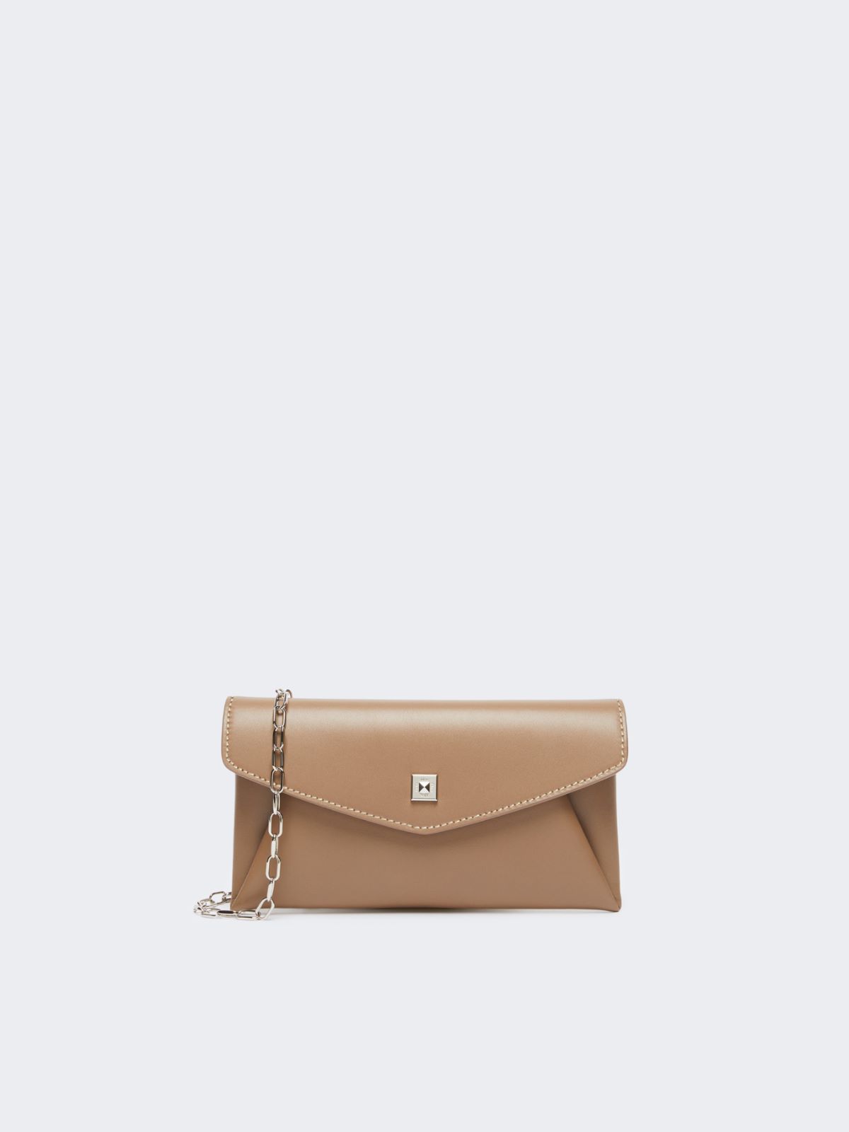Leather envelope wallet, mud | Max Mara