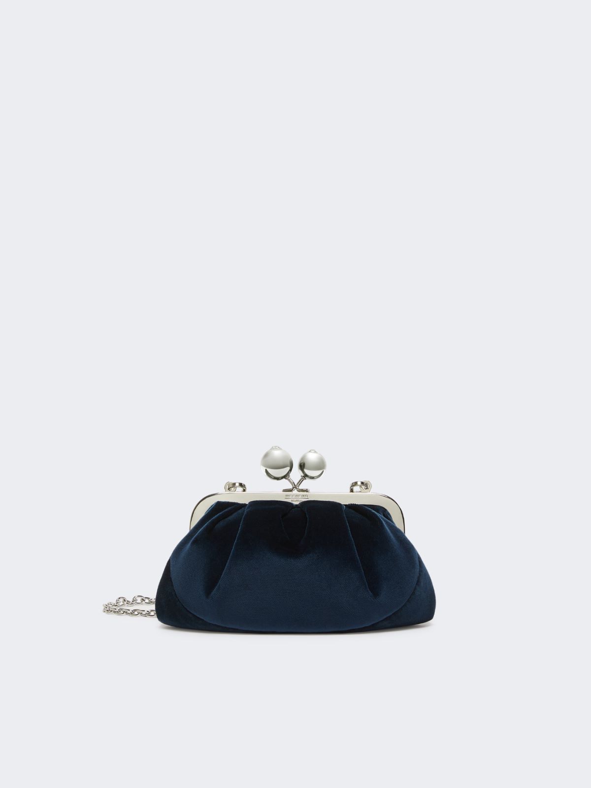 Small cotton velvet Pasticcino Bag, ultramarine | Max Mara
