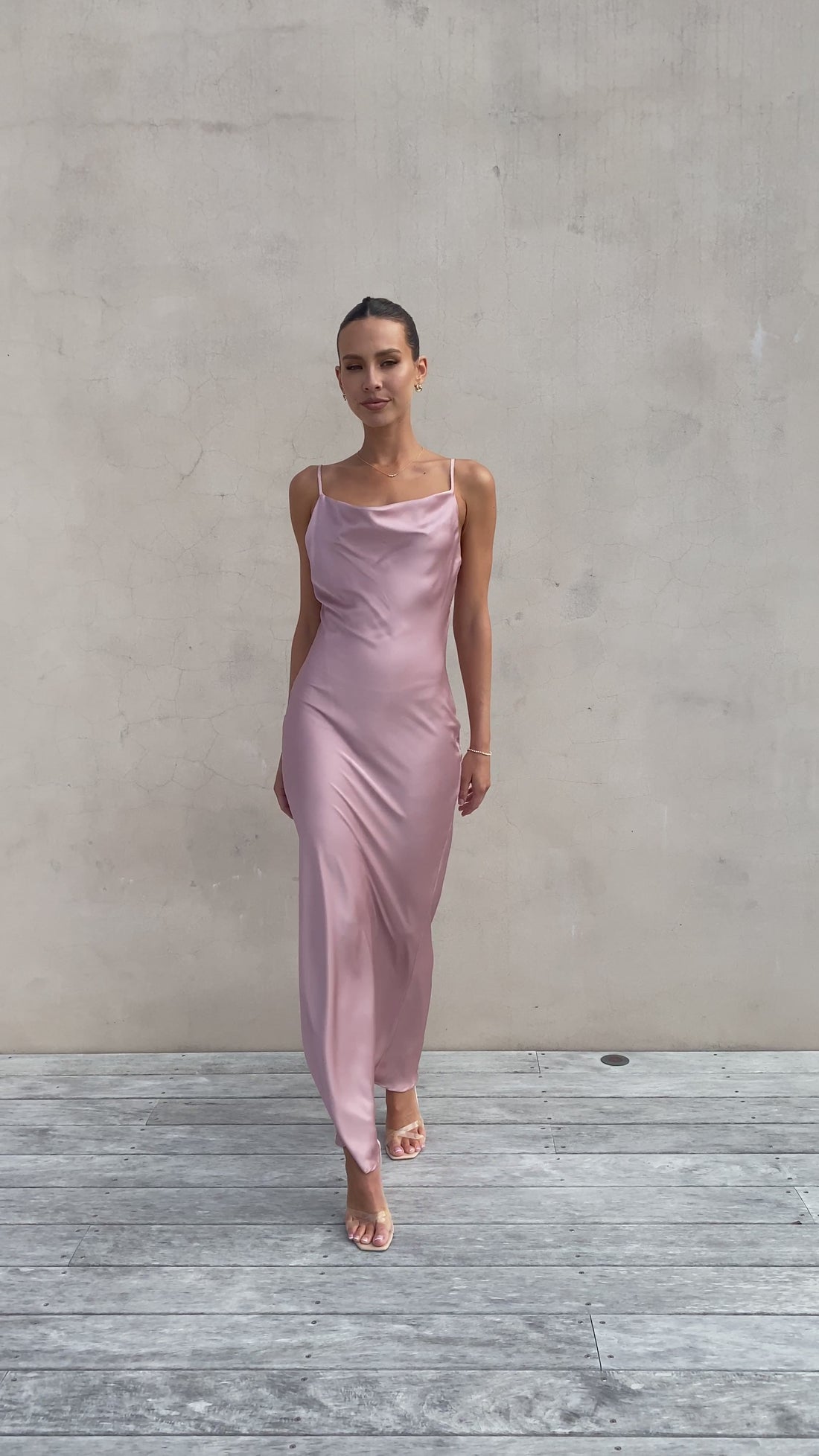 Willow Maxi Dress - Dusty Pink - Buy Women's Dresses - Billy J
