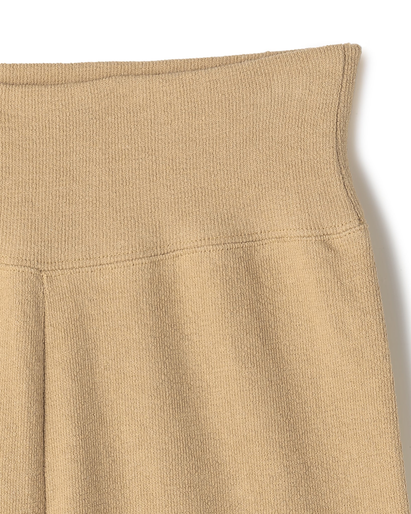 COTTON LINEN RIB SHORT LEGGINGS（コットンリネンリブショート