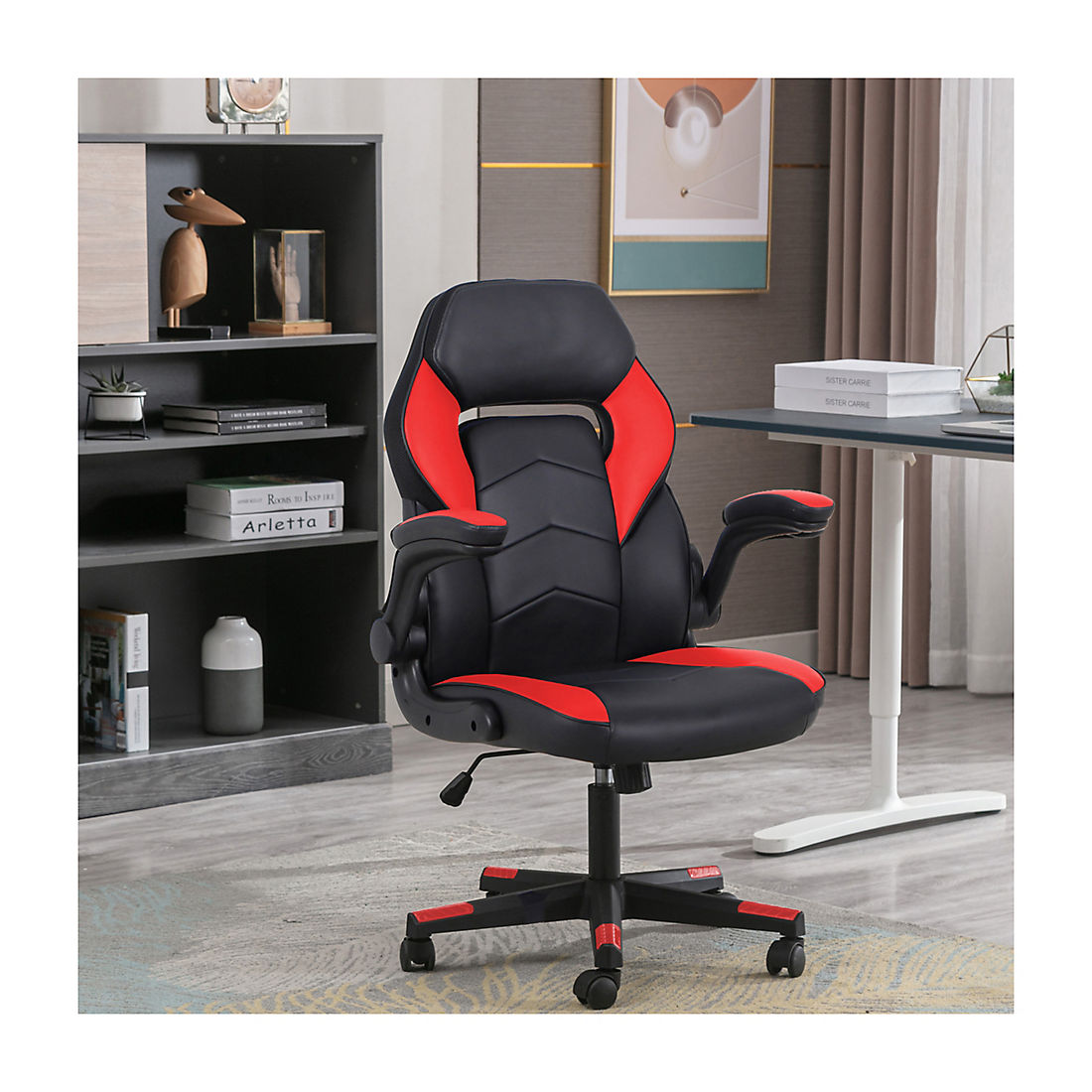 Lifesmart Gaming Office Chair Black Red Accents | BJ's Wholesale Club