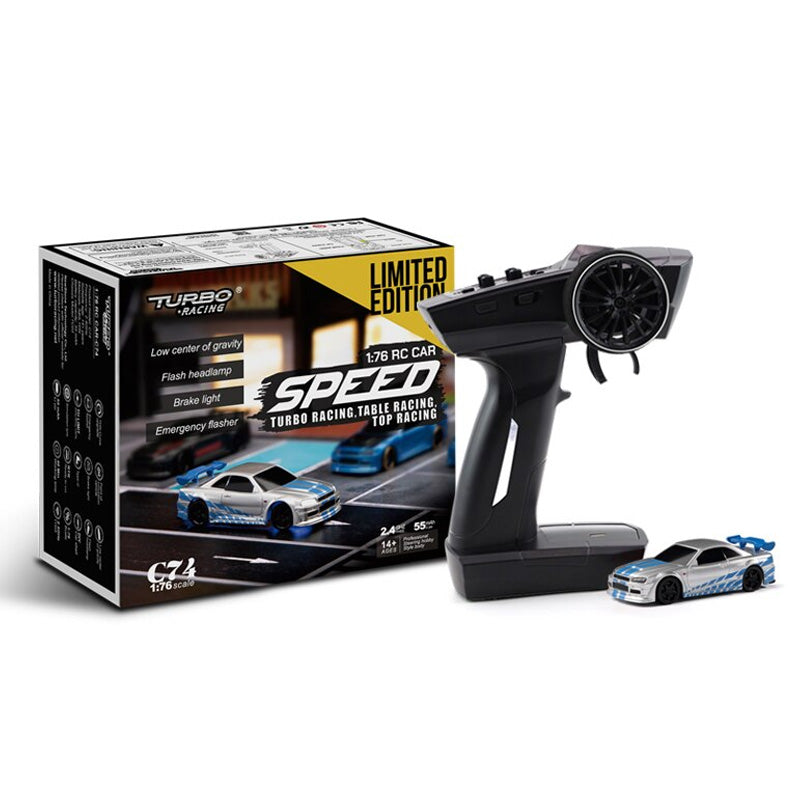 Turbo Racing 1:76 C74 RC Drift Car Micro Car Toys | bometoys